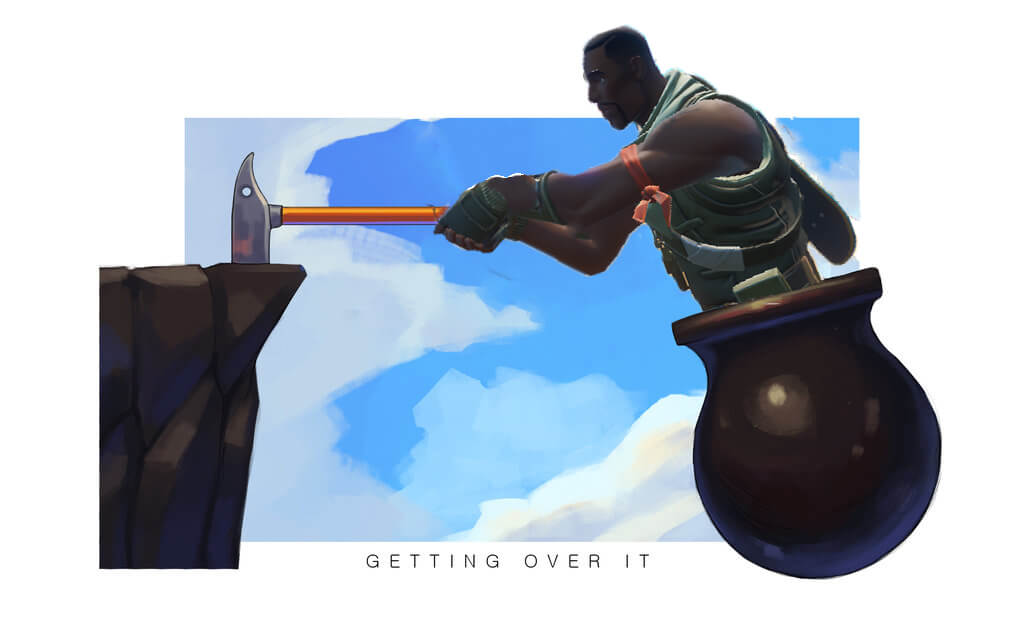 GETTING OVER IT - Fortnite Creative Map Code - Dropnite