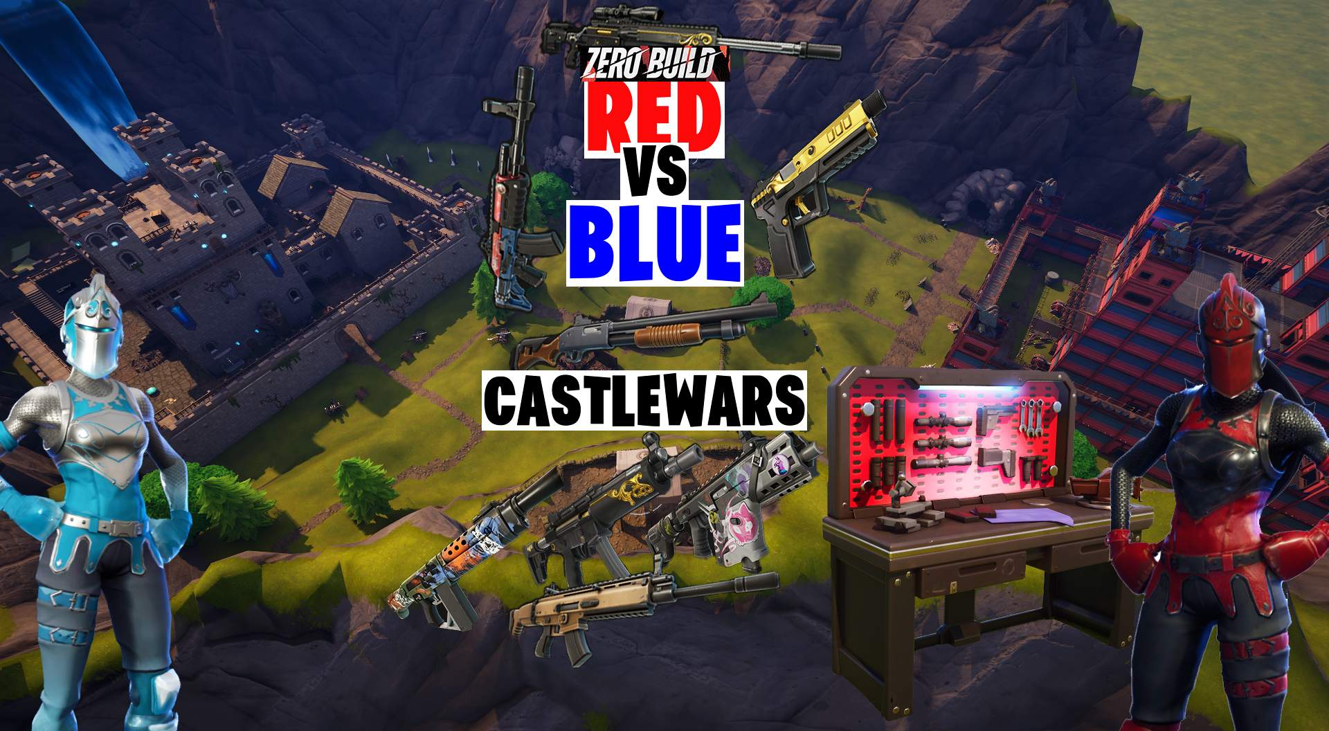 RED V BLUE Castle Battle