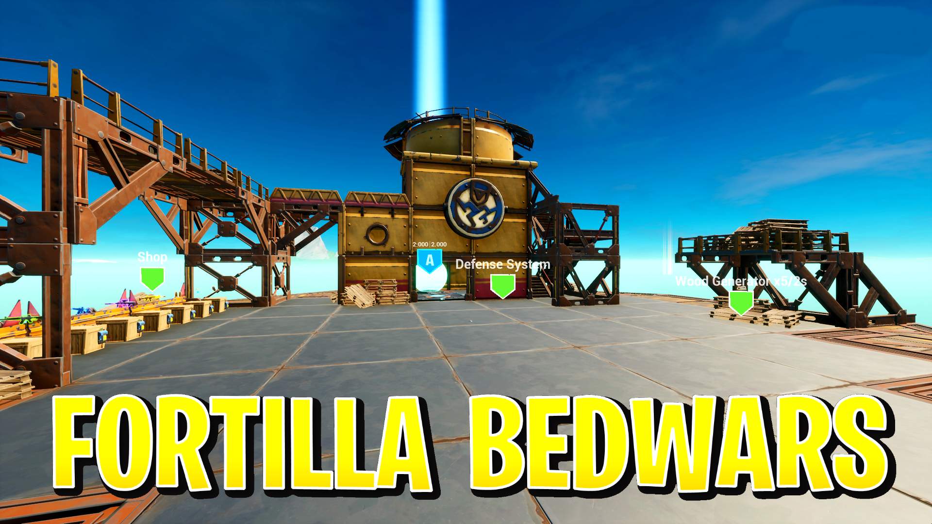 SPACE BEDWARS - Fortnite Creative Map Code - Dropnite