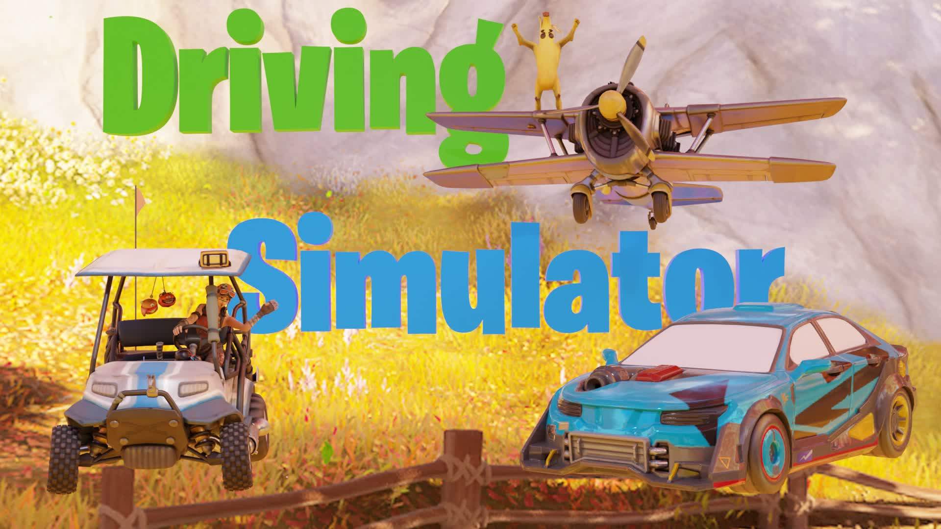 DRIVING SIMULATOR! - Fortnite Creative Map Code - Dropnite