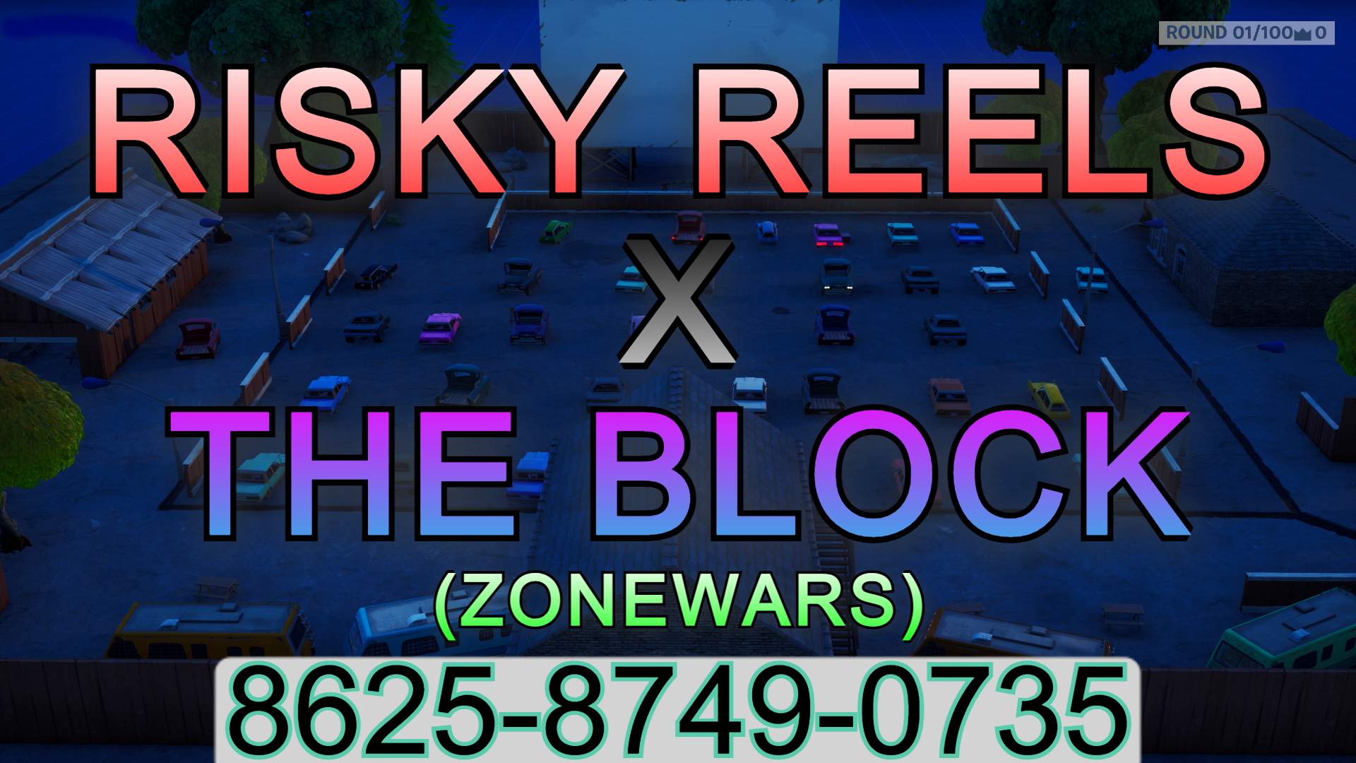 THE BLOCK X RISKY REELS ZONEWARS (XA)