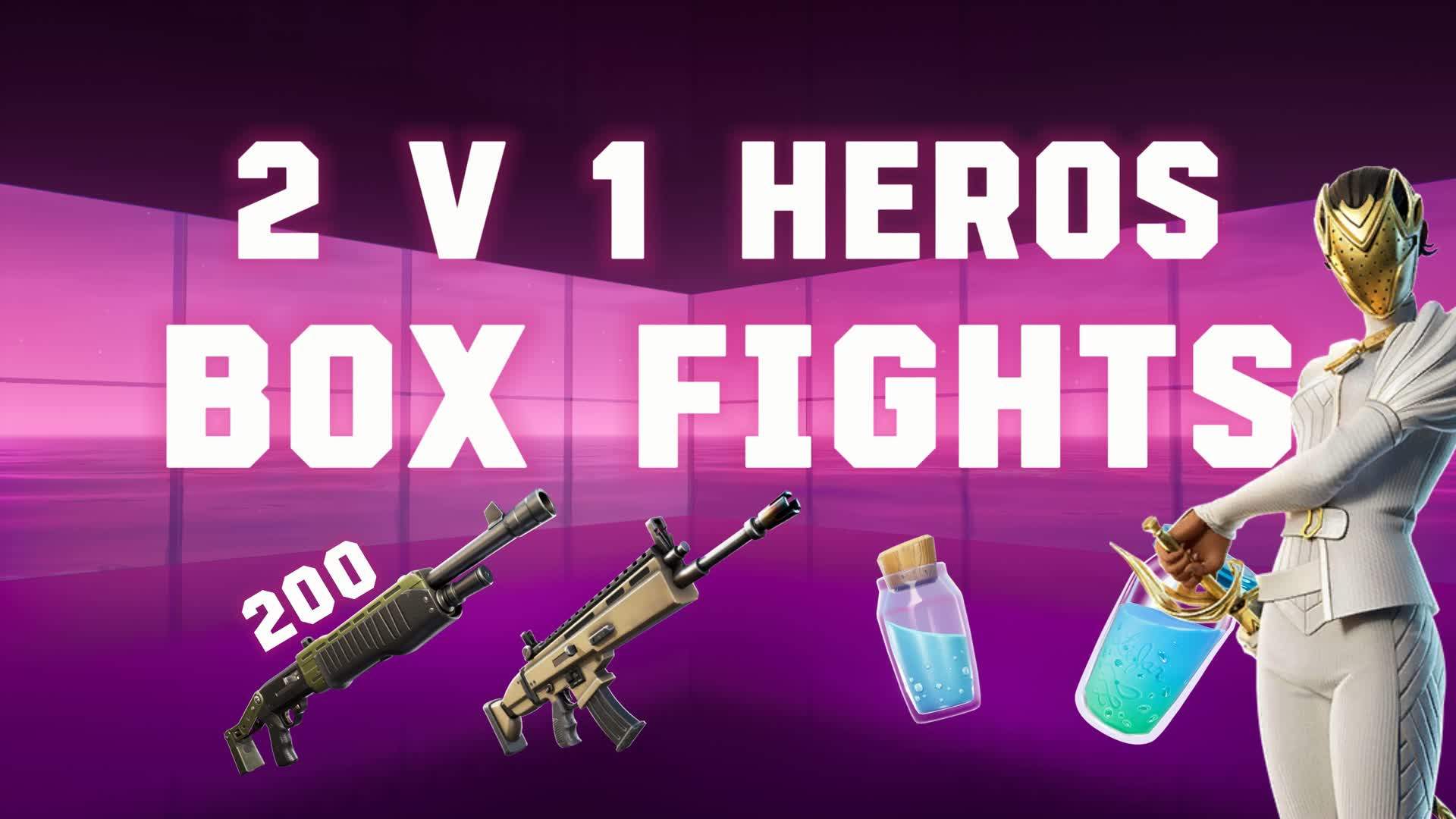 MEGA BOX FIGHT 2V1 HEROS 🦸
