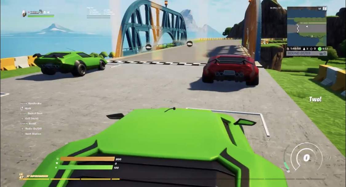 SEASIDE ROAD RACE TRACK - Fortnite Creative Map Code - Dropnite