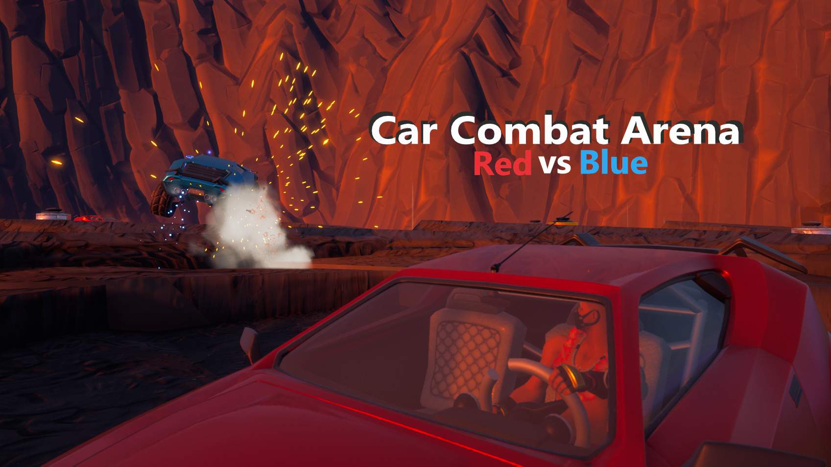 🏎Car Combat Arena - 🔴Red vs Blue🔵