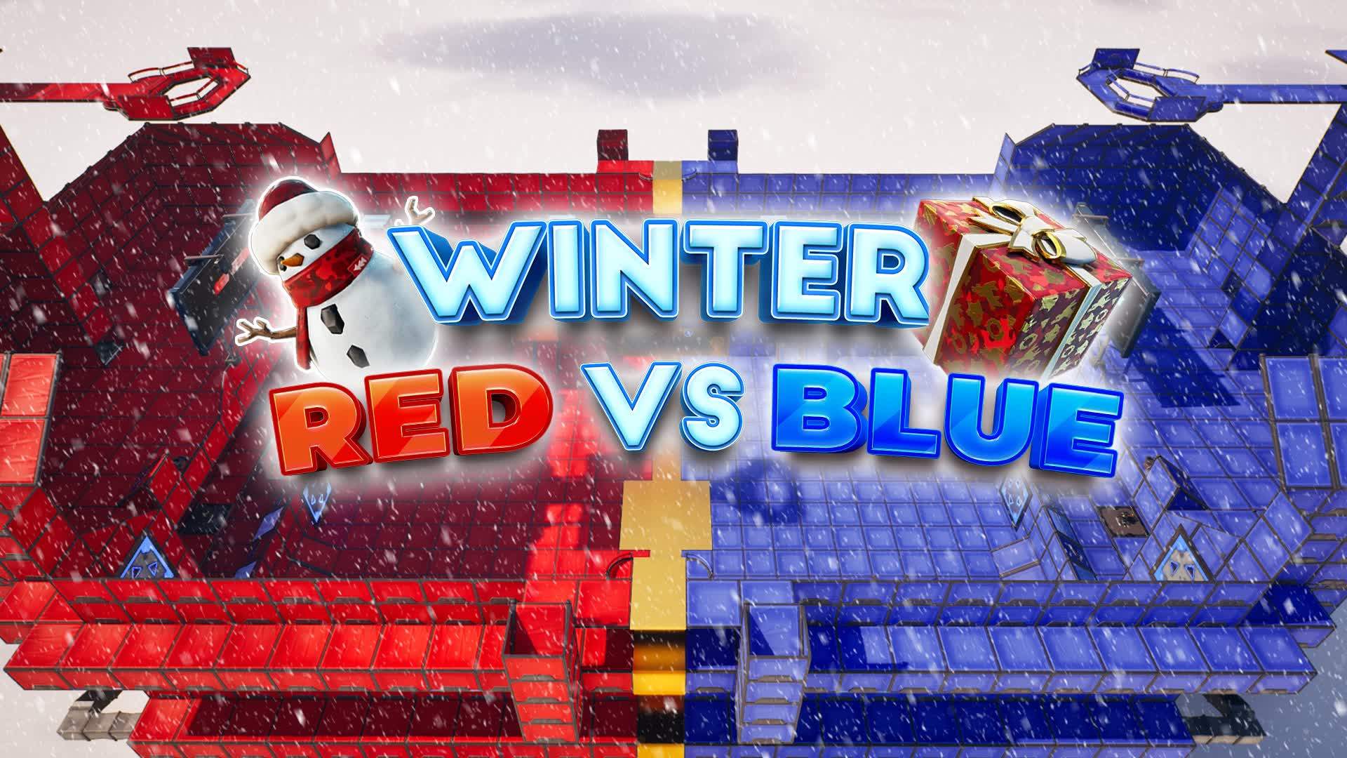 ❄️ Winter Red VS Blue! 🎅🔴🔵