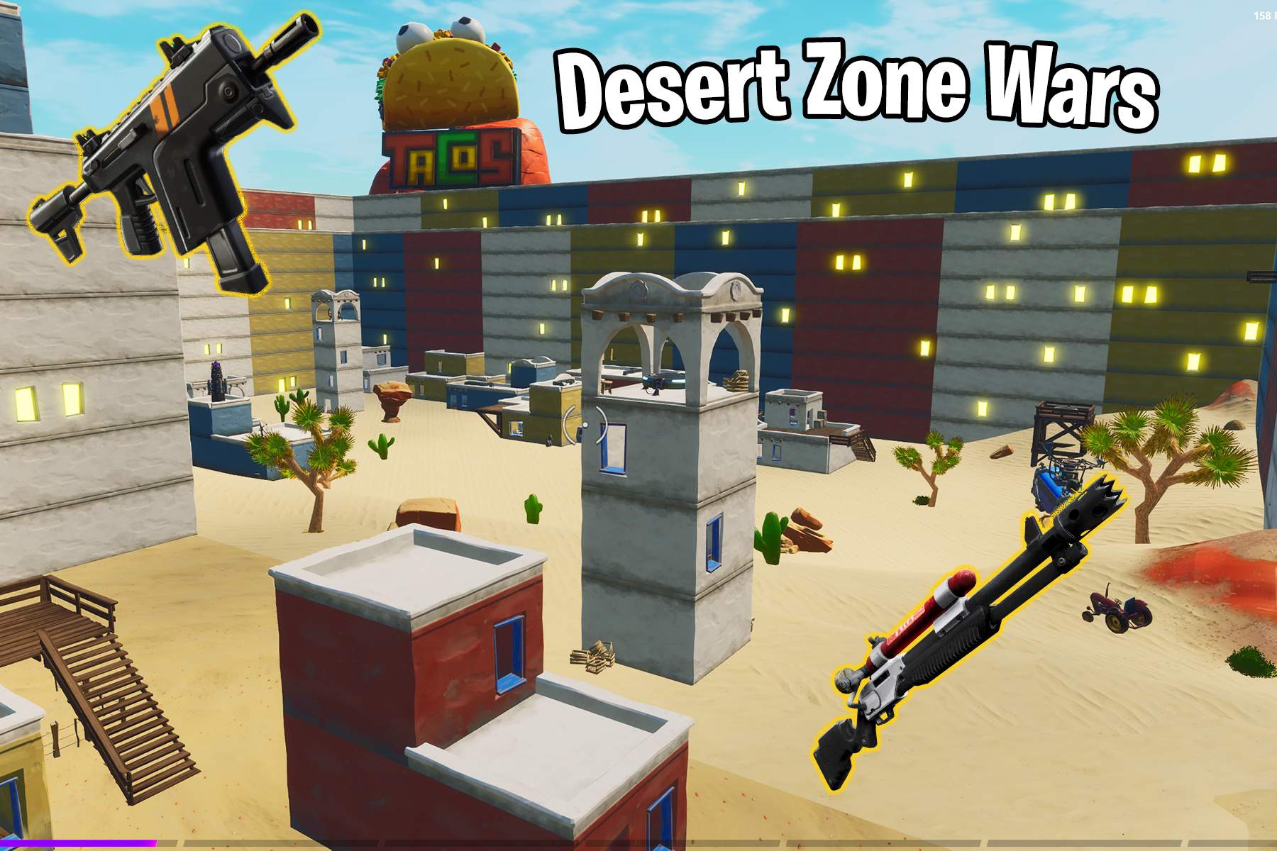 desert zone wars code fortnite