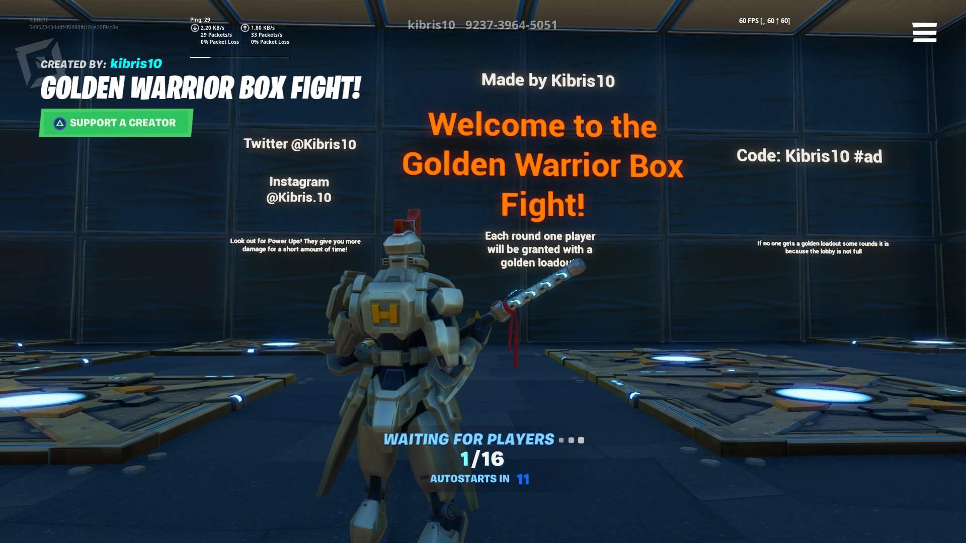 GOLDEN WARRIOR BOX FIGHT!