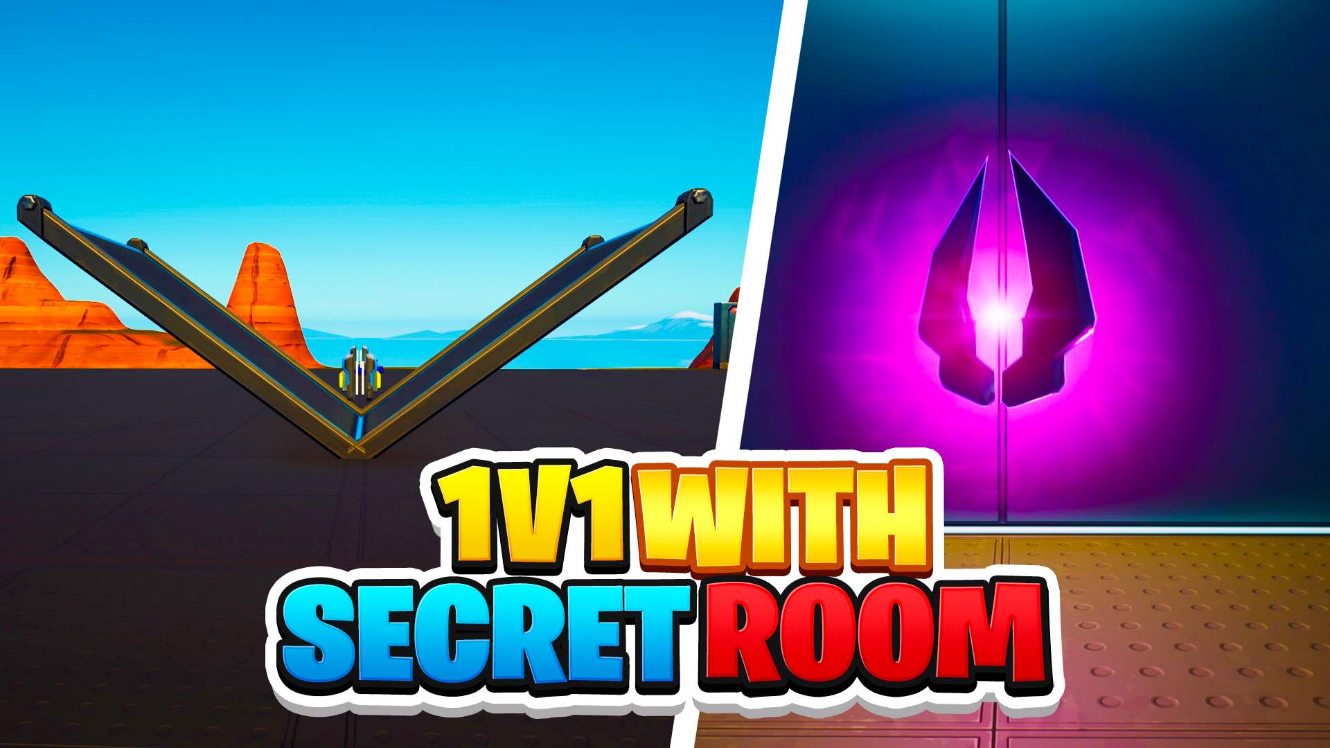 ULTIMATE 1V1 WITH SECRET ROOM Fortnite Creative Map Code Dropnite