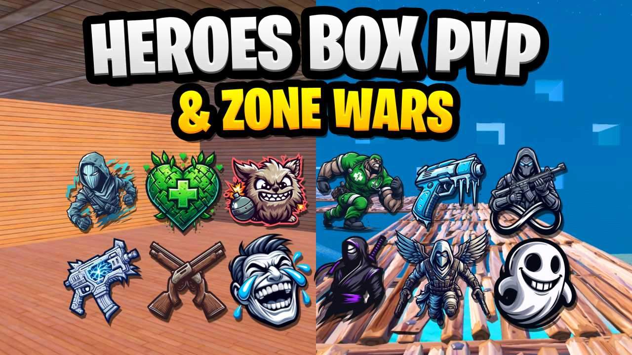 🦸HEROES BOX PVP📦& ZONE WARS🌀