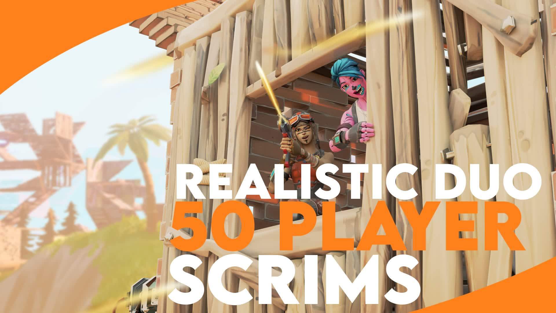 💯REALISTIC DUO |50 PLAYER| SCRIMS💯