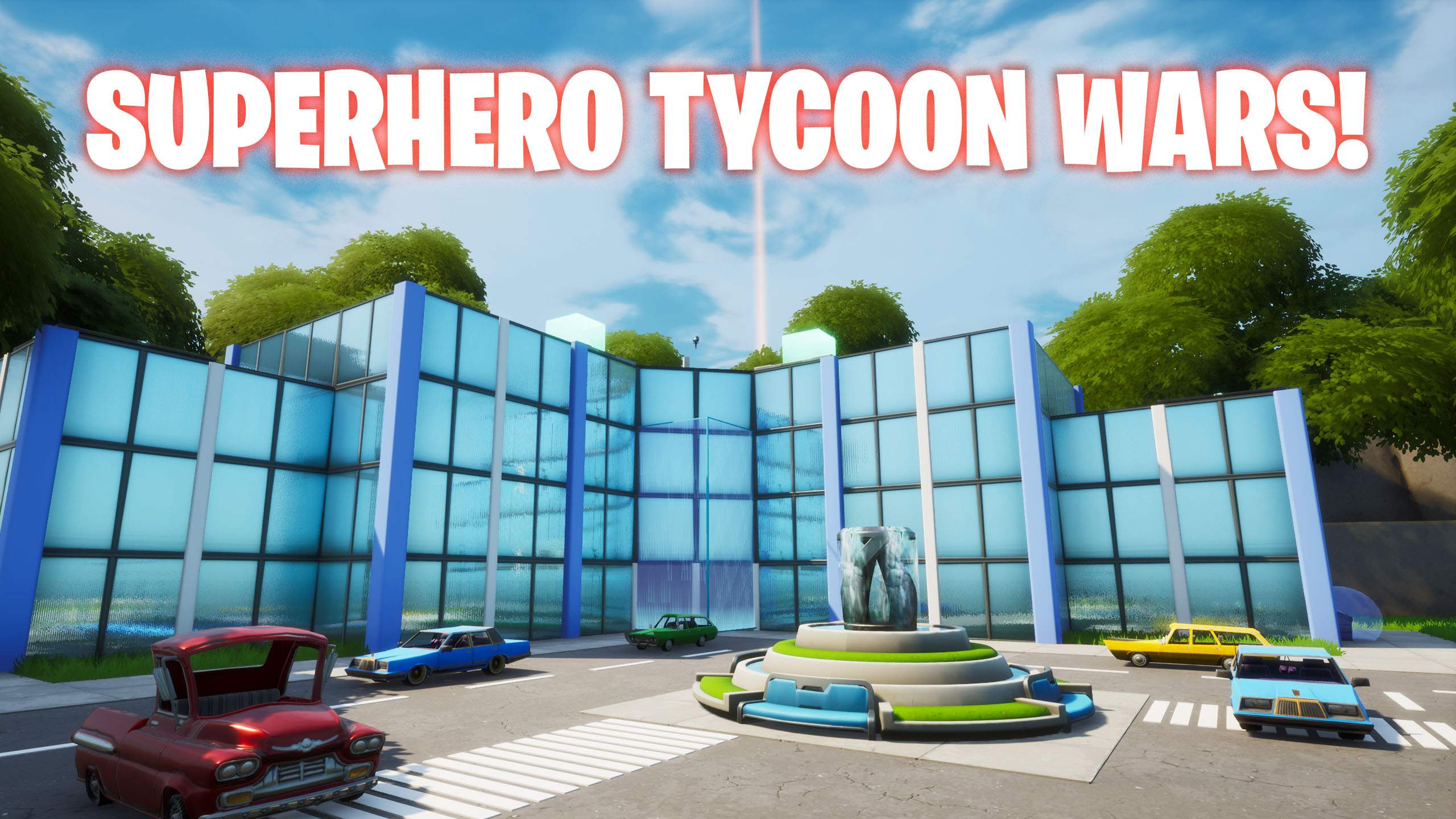 Hero City 🦸 Tycoon 🏙️ - Fortnite Creative Tycoon and Mini Games Map Code