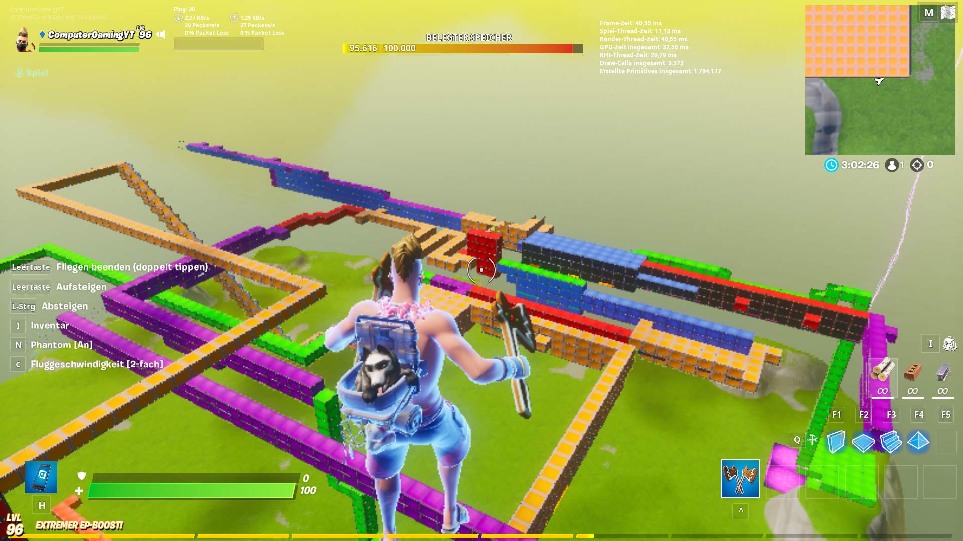 50 Level Deathrun [HARD] - Backrooms [ lkt ] – Fortnite Creative Map Code