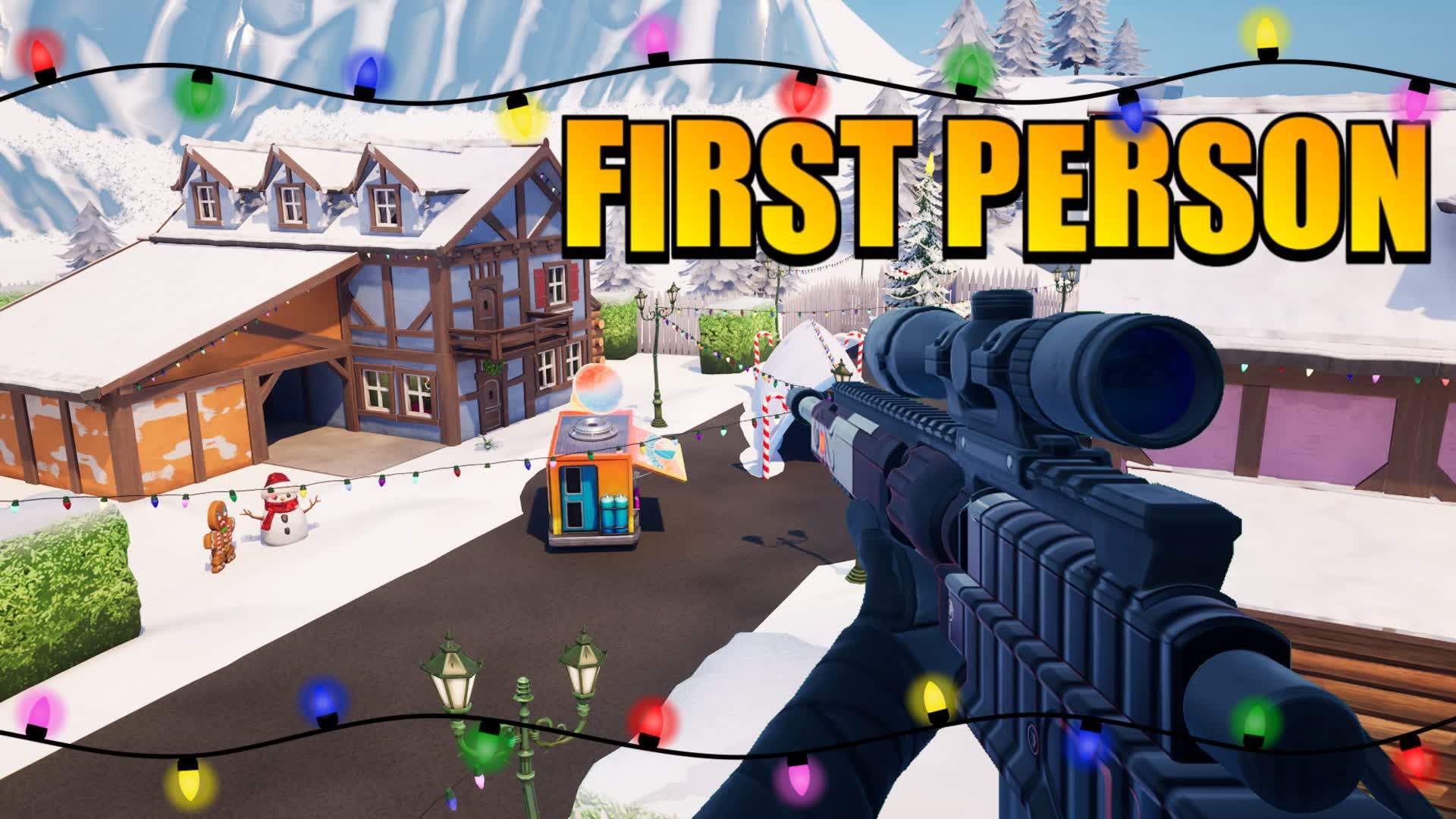 ❄️WINTER TOWN GUN GAME [FIRST PERSON]❄️