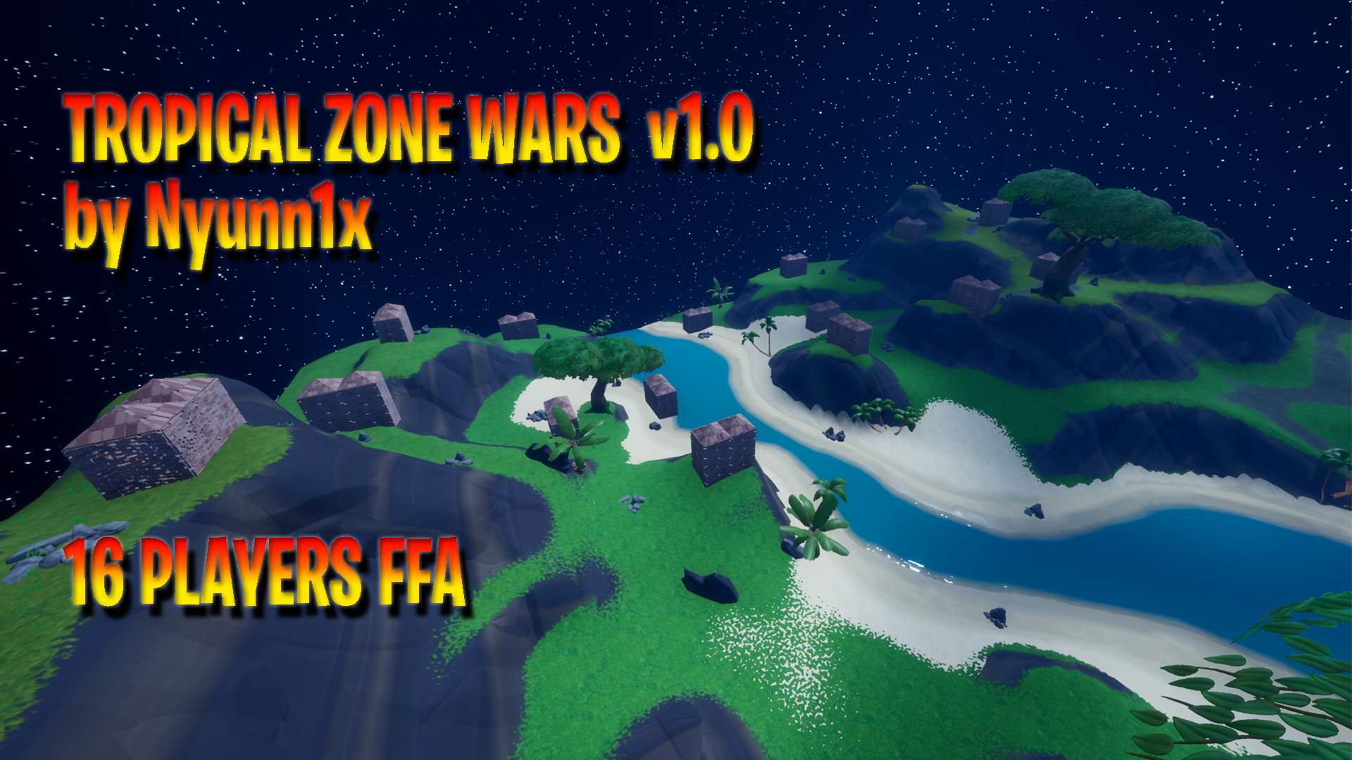 Tropical Zone Wars By Nyunn1x V1 0 Fortnite Creative Zone Wars And Ffa Map Code