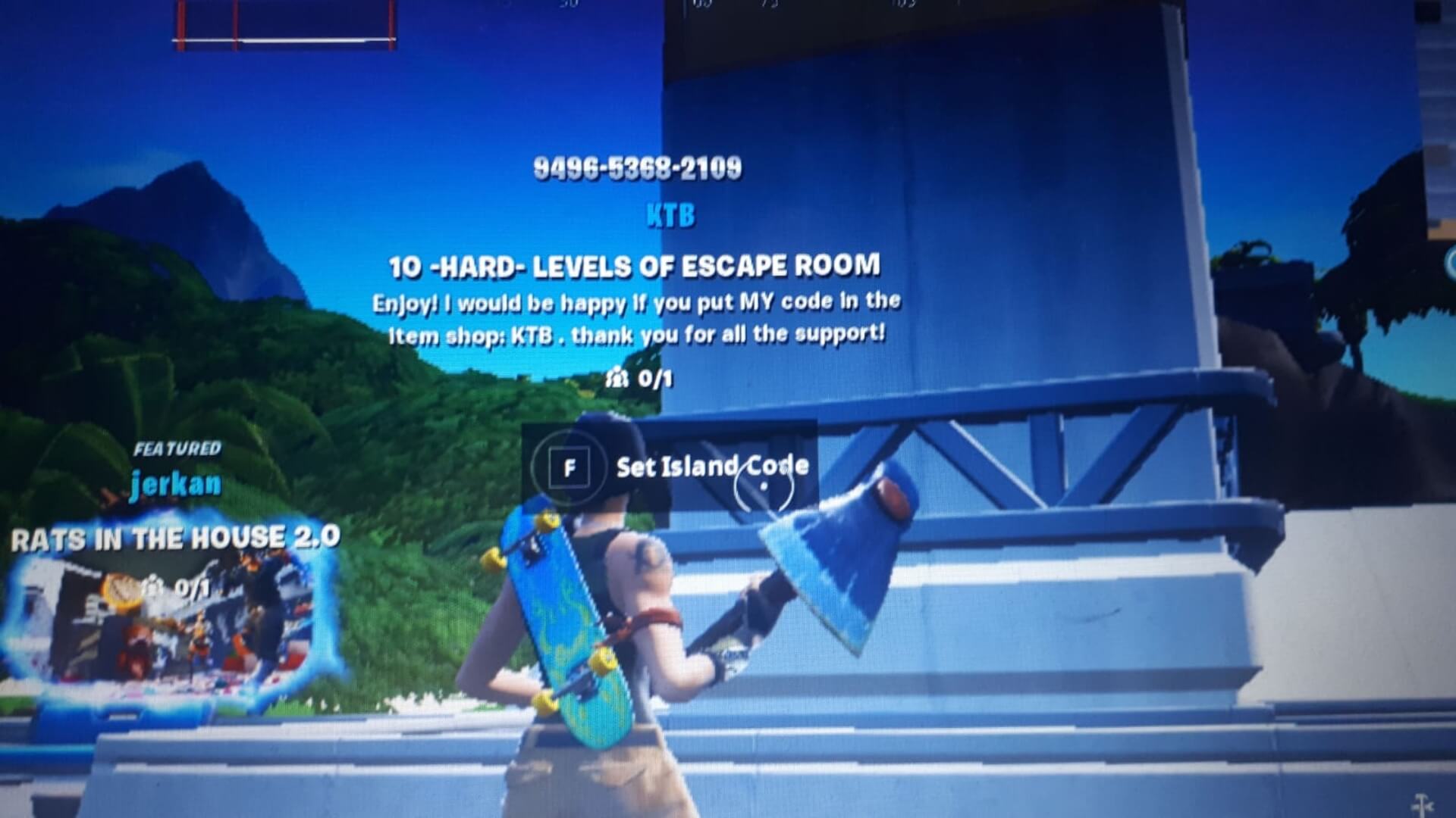 10 Hard Levels Of Escape Room Fortnite Creative Map