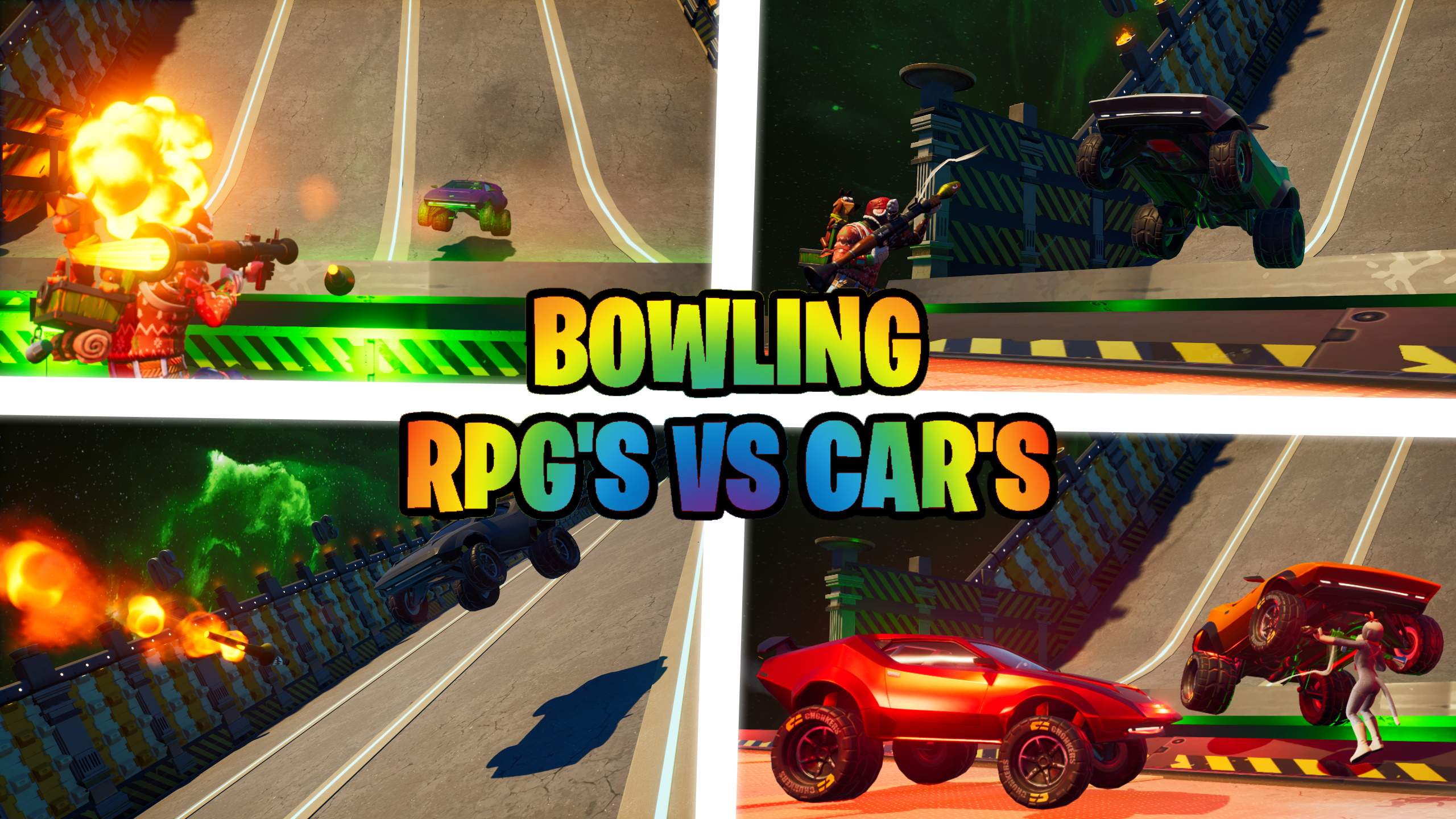 BOWLING RPG'S VS CAR'S🚗💥