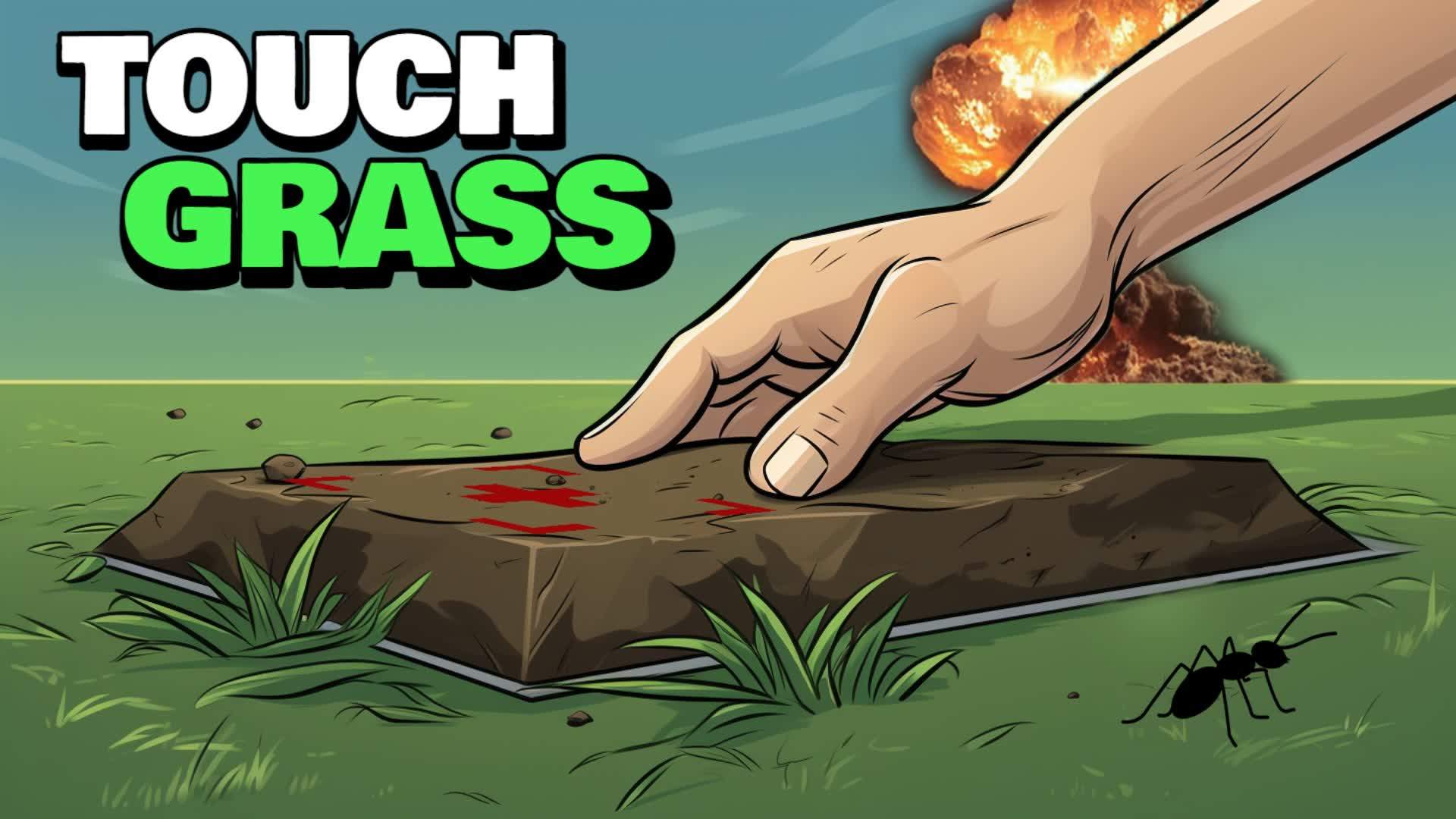 O Que é TOUCH THE GRASS em Português