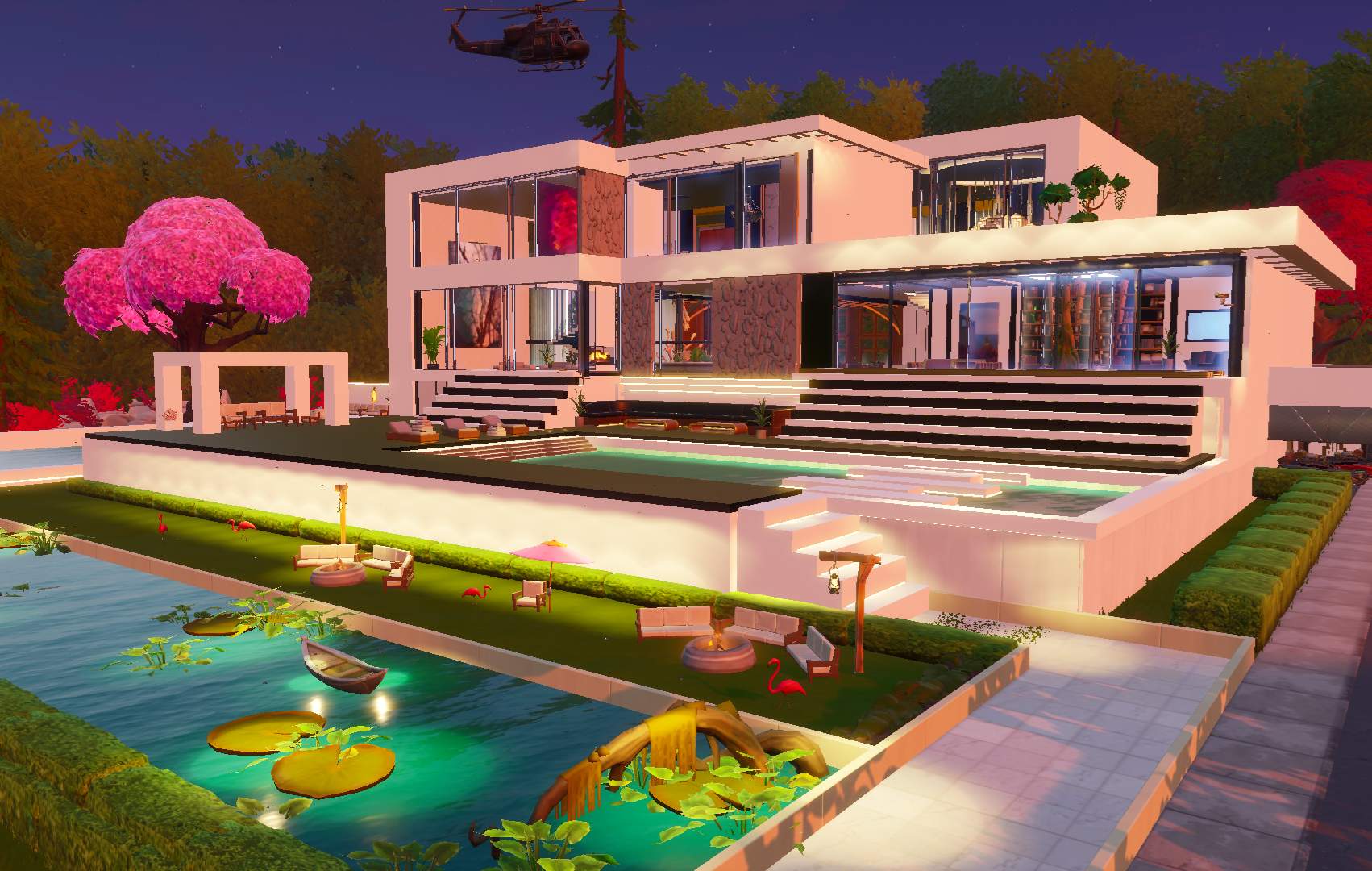 Modern Luxury Mansion Fortnite Creative Hide Seek And Ffa Map Code