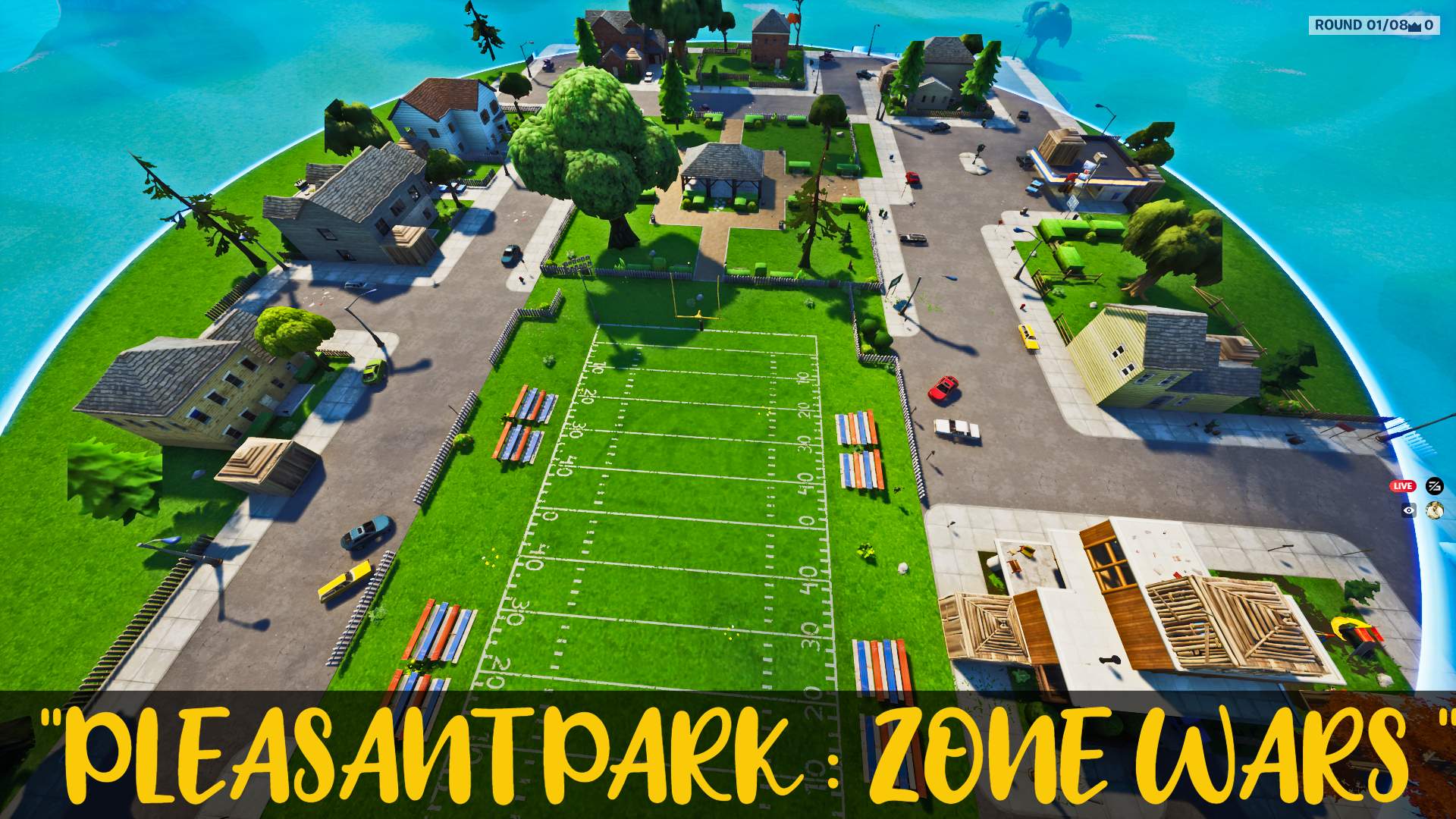  REALISTIC PLEASANT PARK ZONE WARS Fortnite Creative Map Code Dropnite