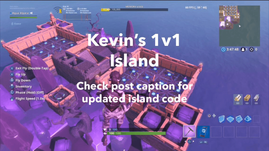 1v1 with any gun map code