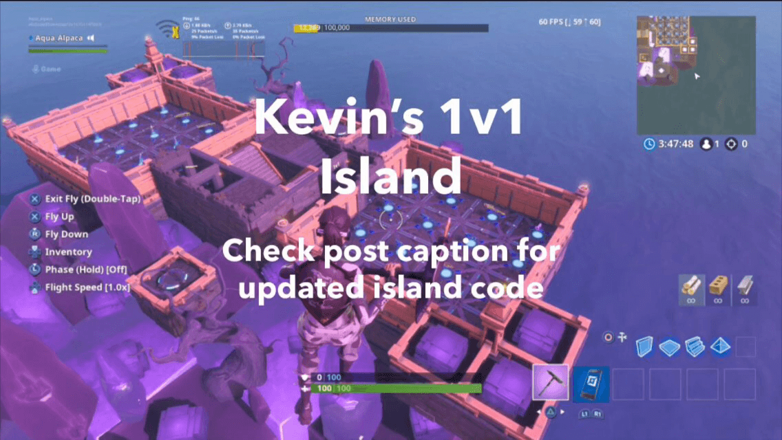 Kevins 1v1 Island Fortnite Creative Map Code Dropnite