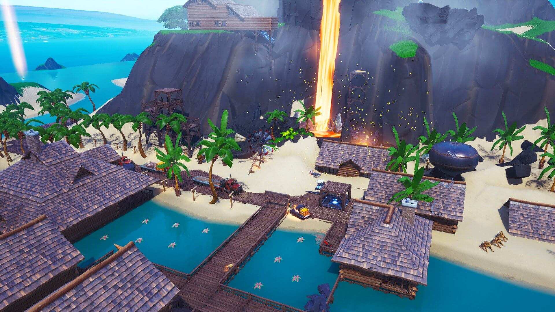 volcanic disaster - toy story map fortnite code