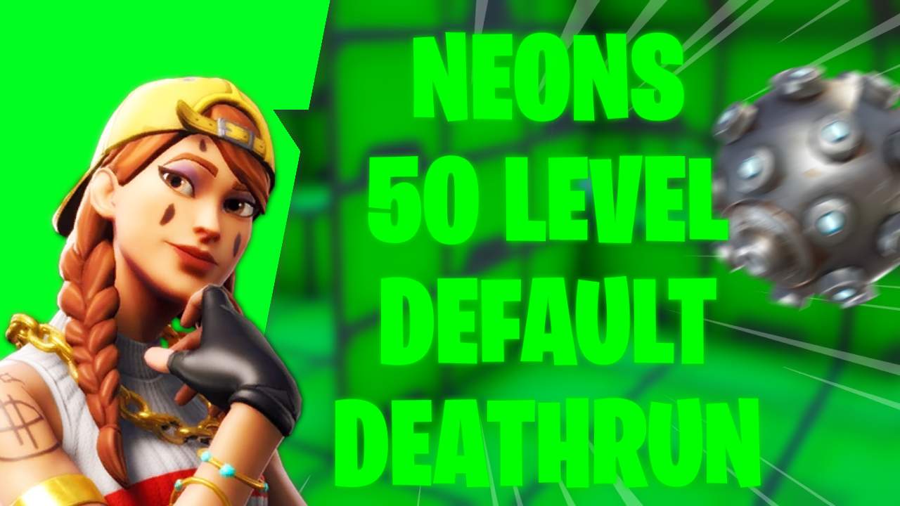 Neon S 50 Level Default Deathrun Fortnite Creative Map Codes Dropnite Com