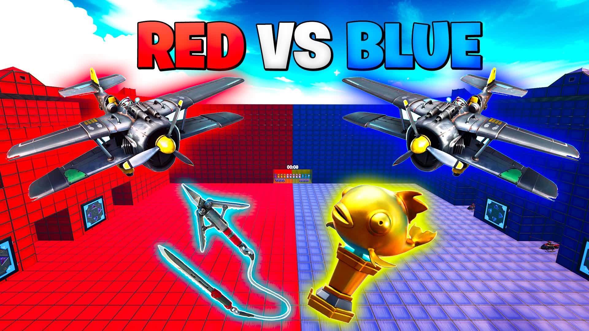 MEGA RED VS BLUE 🔴🔵