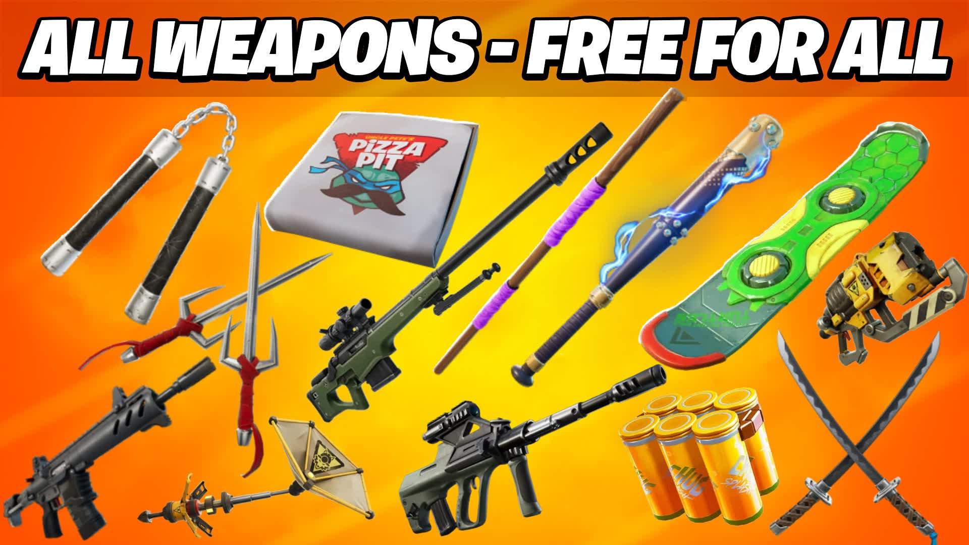 TMNT⭐ All Weapons - Free For All (DRIVE)