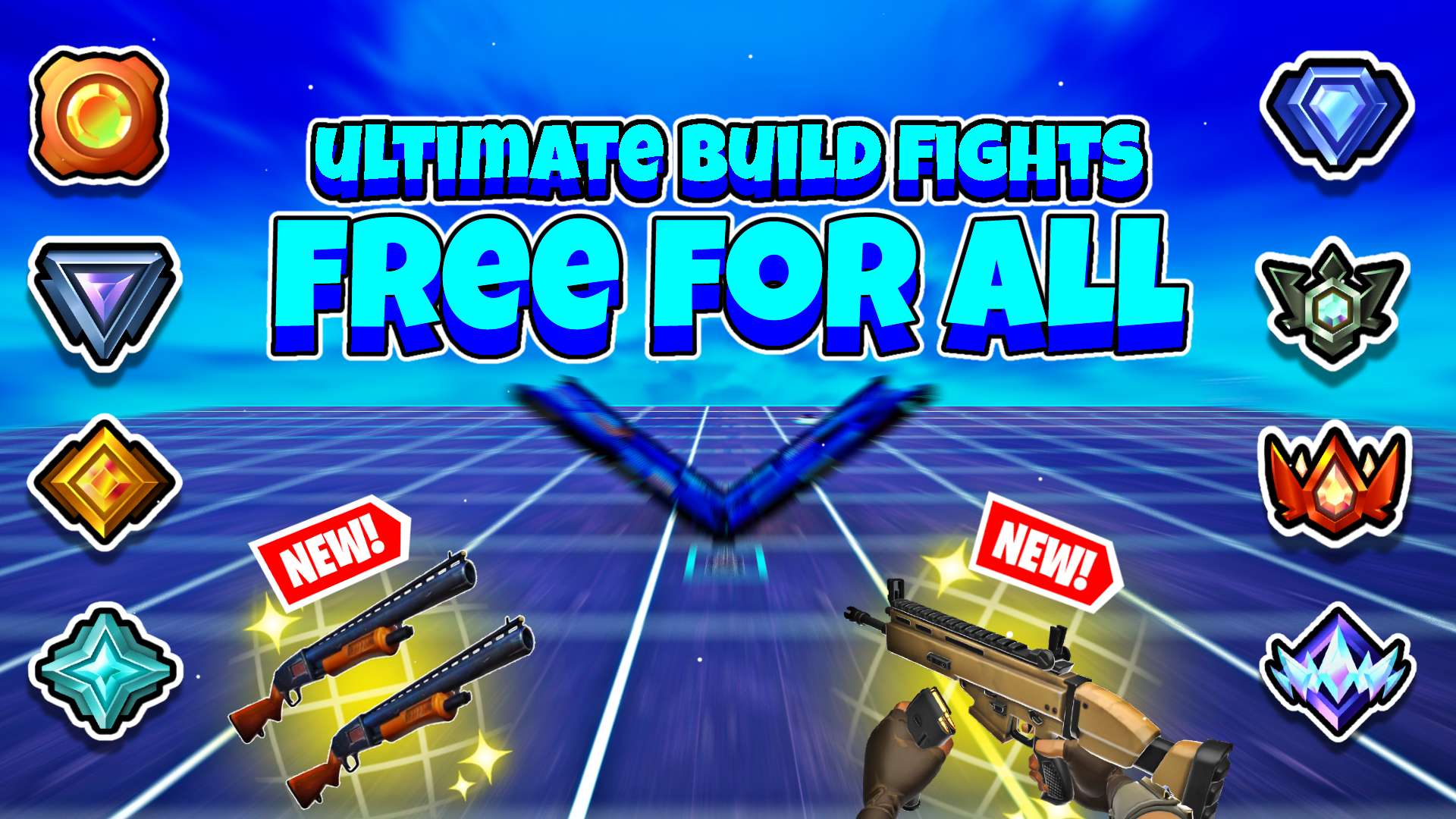 ULTIMATE 1V1 BUILD FIGHTS - FREE FOR ALL