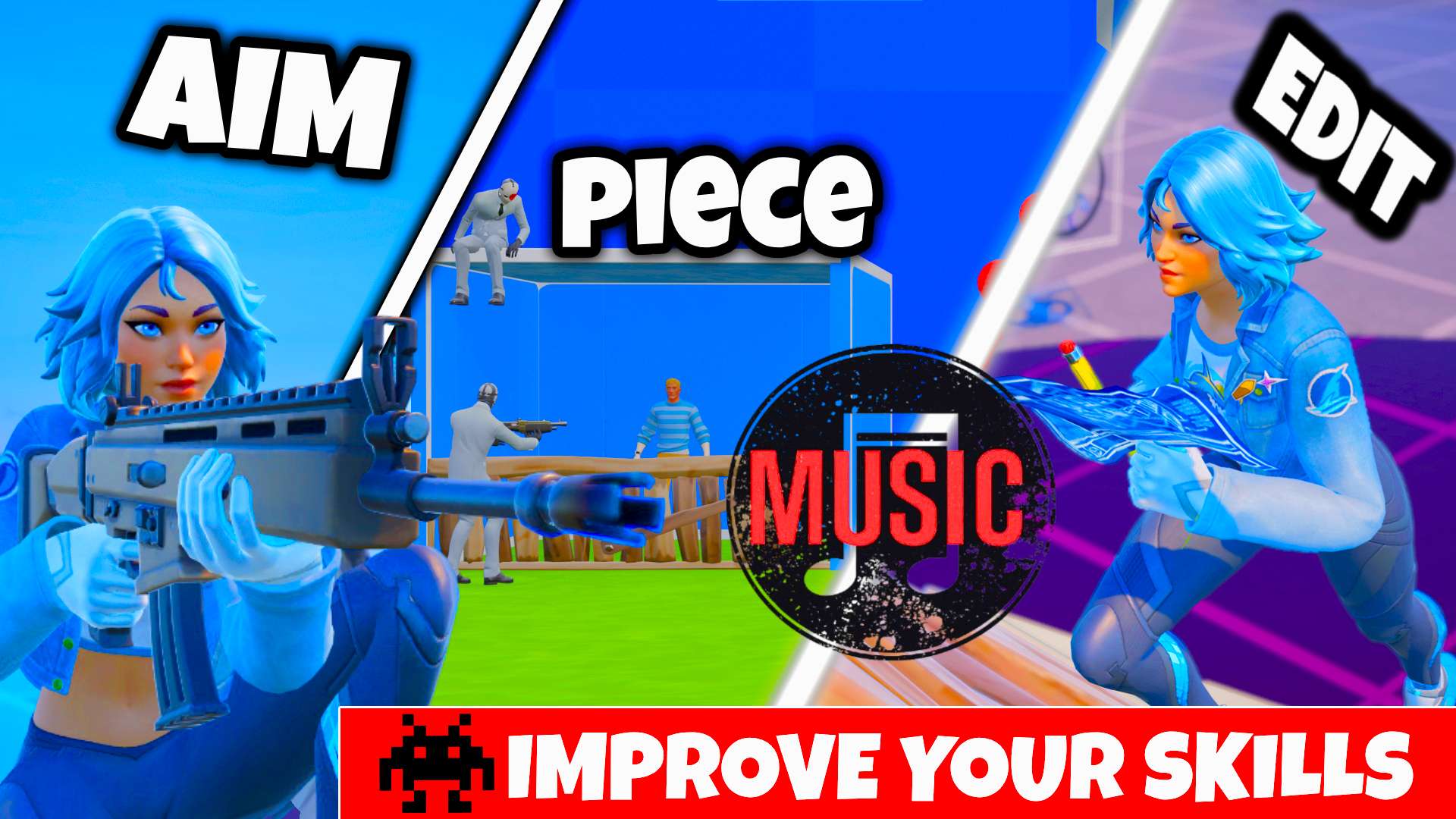 TRANING WARM UP🎯Aim, Edit,Piece Control 5086-4129-8095