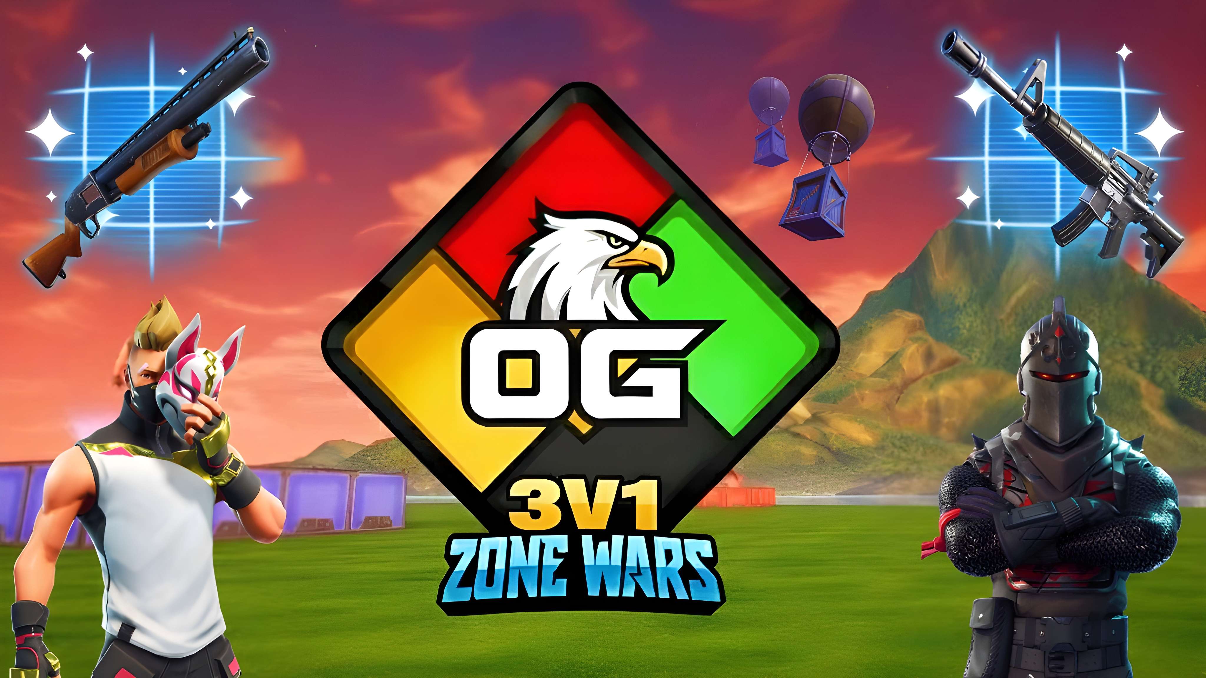Zone Wars 3v1 OG
