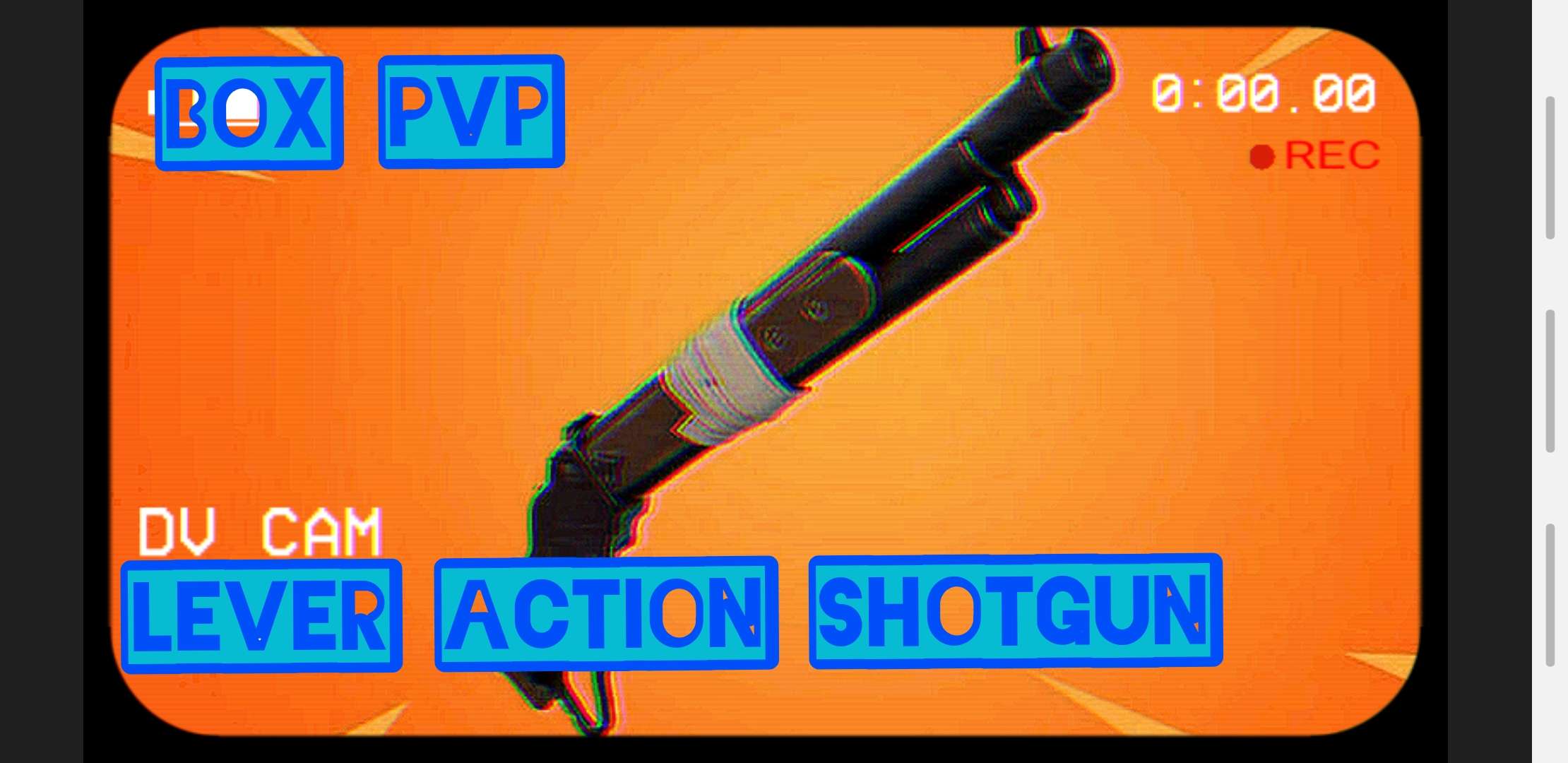 Lever Action Shotgun "BOX PVP"