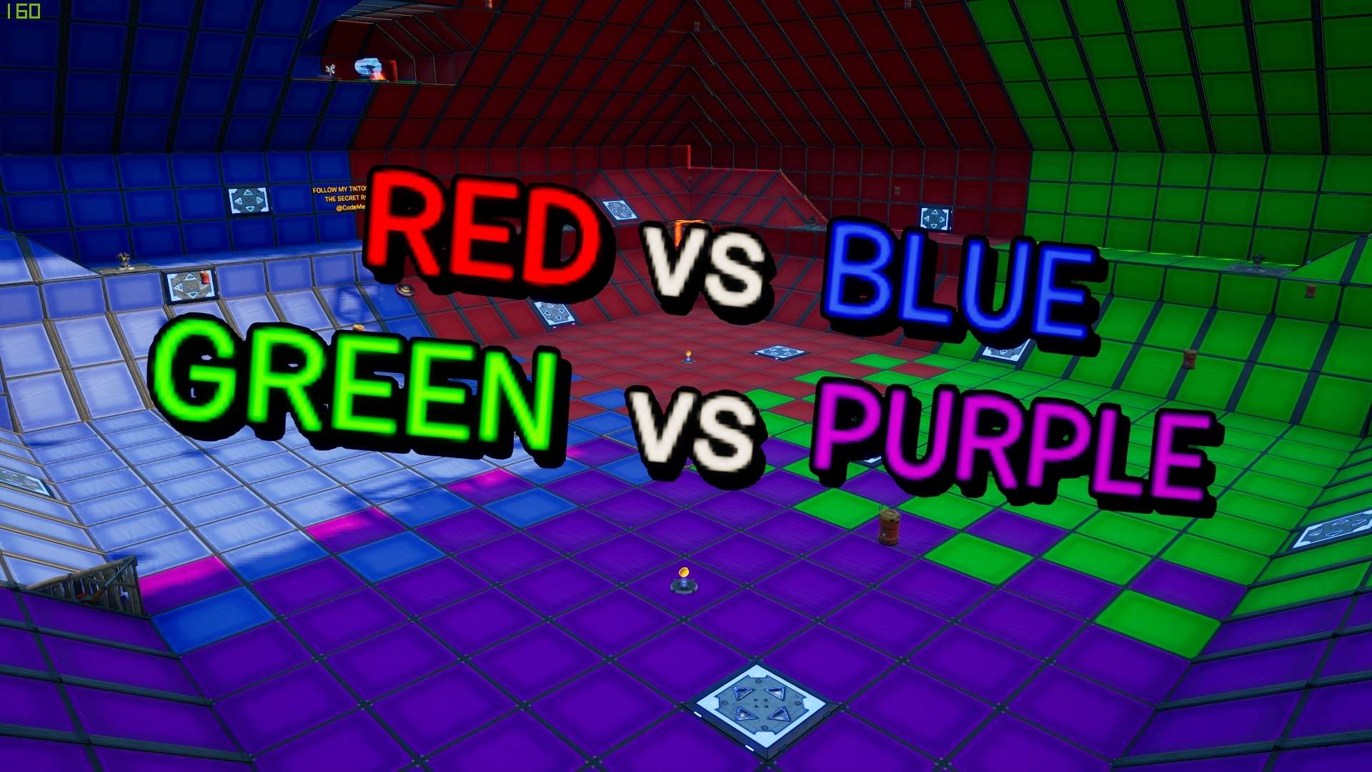 💯 RED VS BLUE VS GREEN VS PURPLE! 🔥