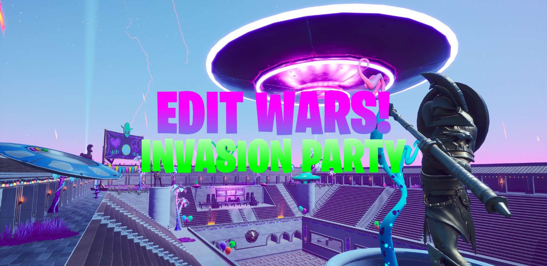 ✏️EDIT WARS✏️ 🛸SPACE🛸 - Fortnite Creative Map Code - Dropnite