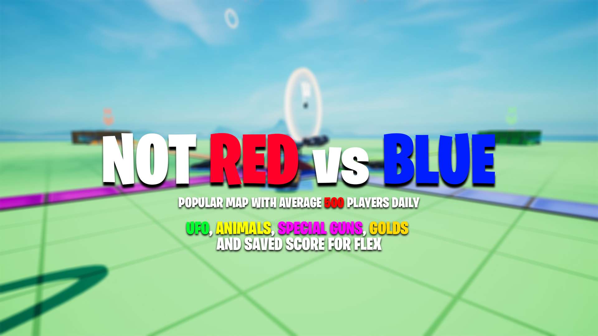 🤣NOT RED VS BLUE | 40 PLAYERS🥵