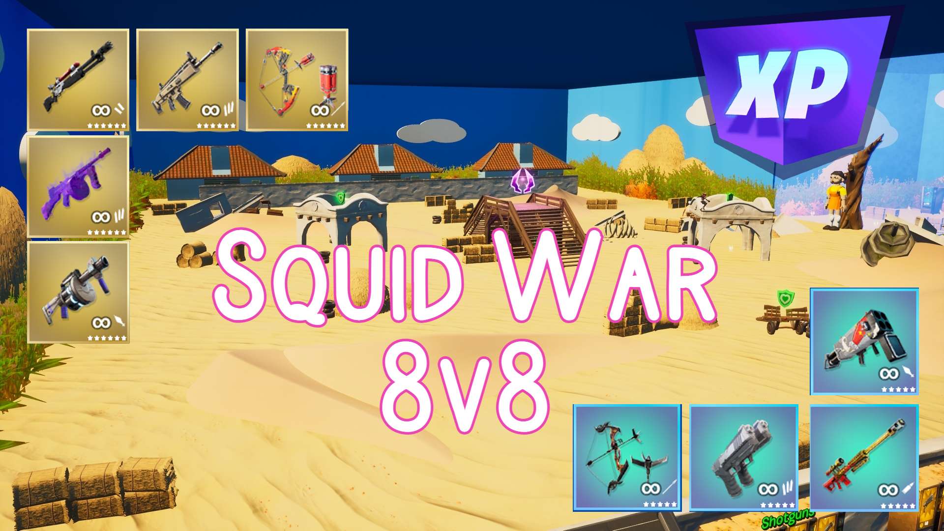🦑 SQUID WAR 💯- NEW EXOTIC WEAPONS🤯