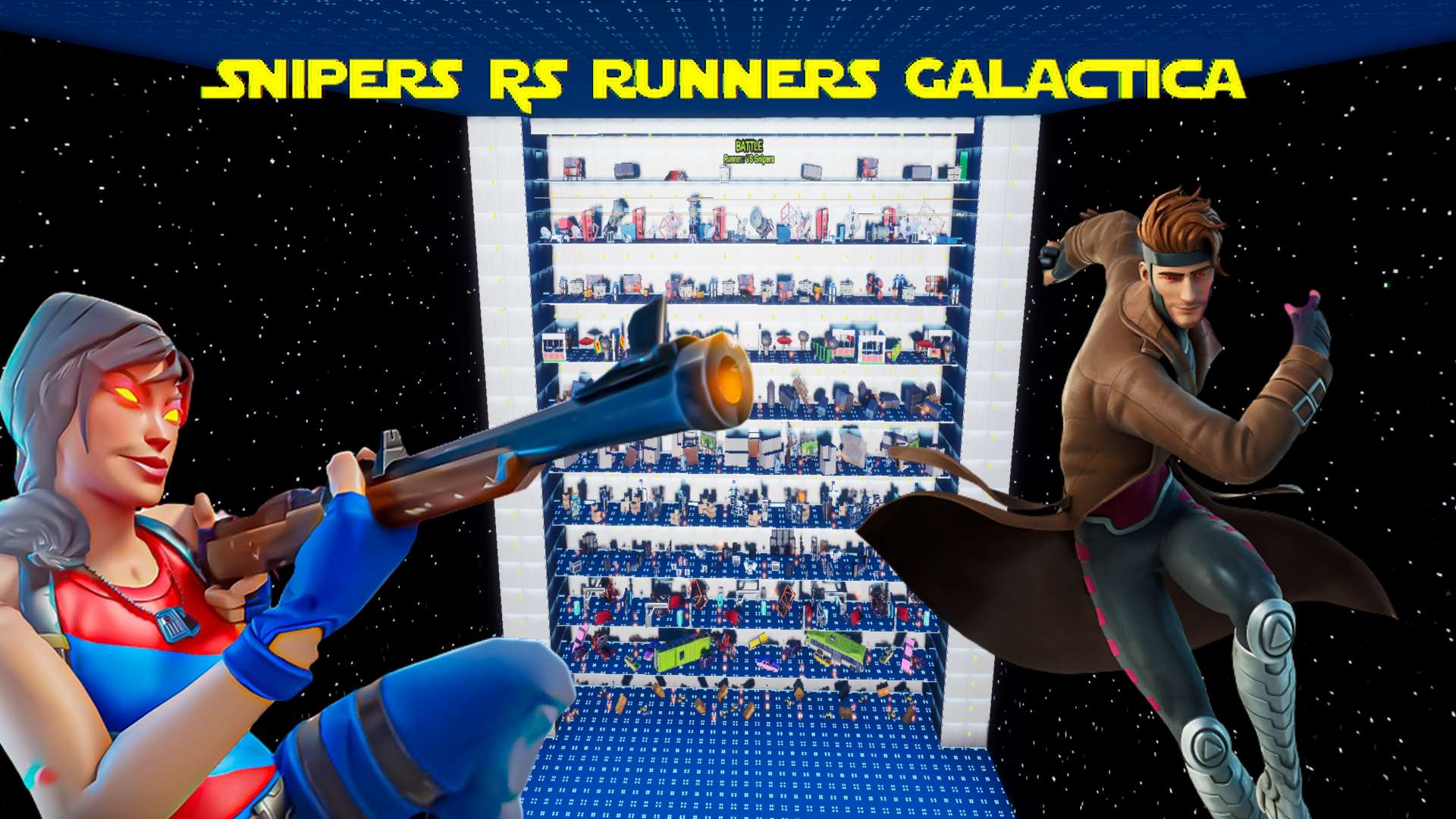 SNIPERS VS RUNNERS GALACTICA