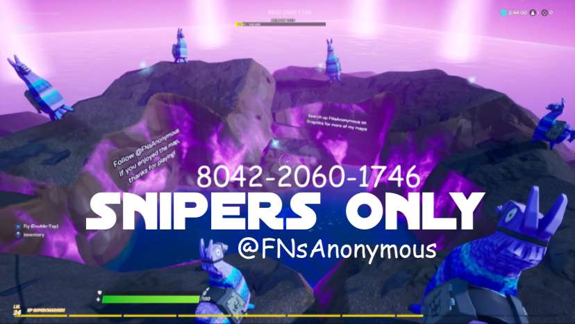 🎯Snipers Only 1v1🎯 - Fortnite Creative Map Code - Dropnite