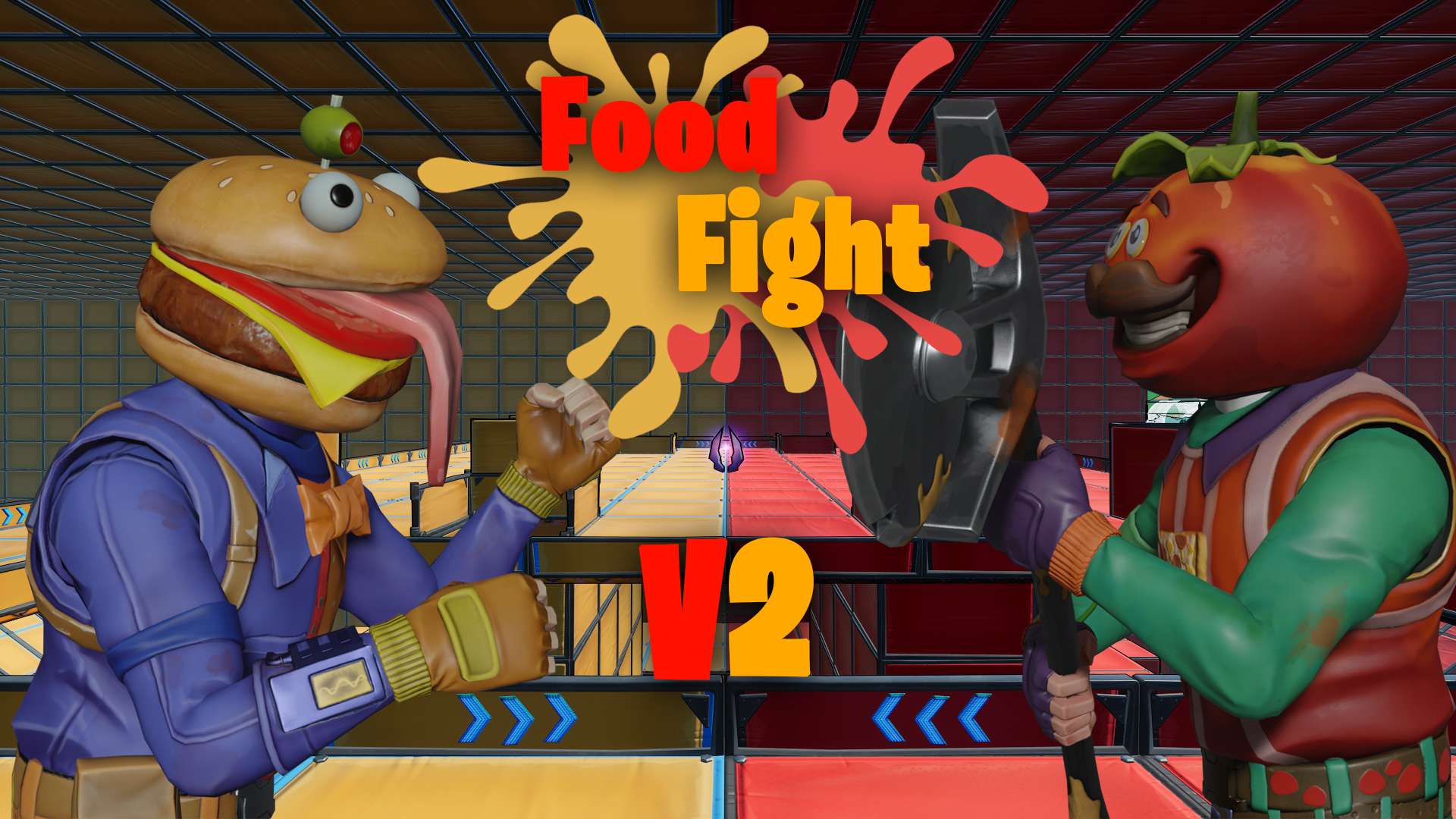 Food Fight: Yellow VS Red