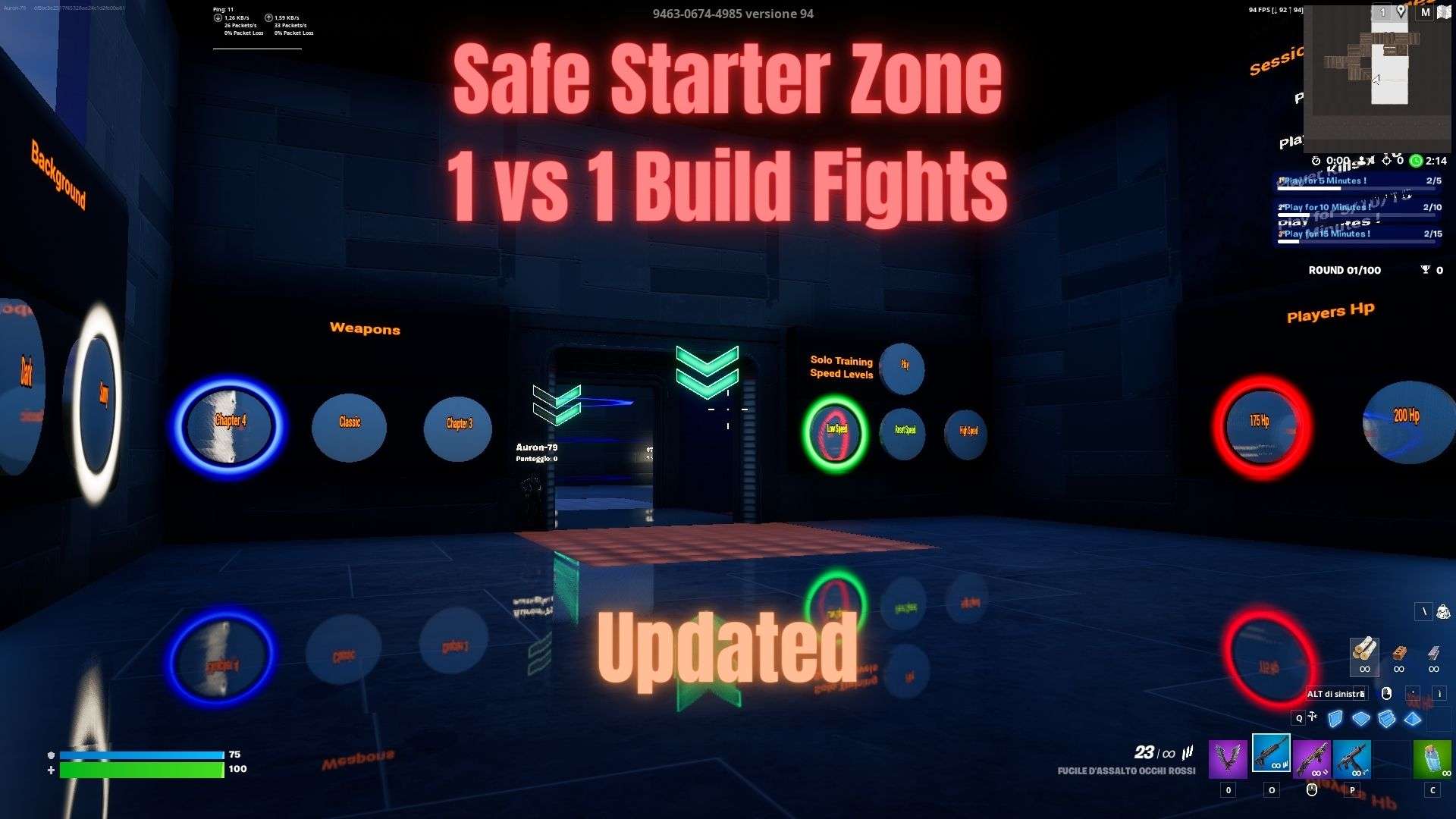 1 v 1 Safe Starting Zone ( C5S2 )