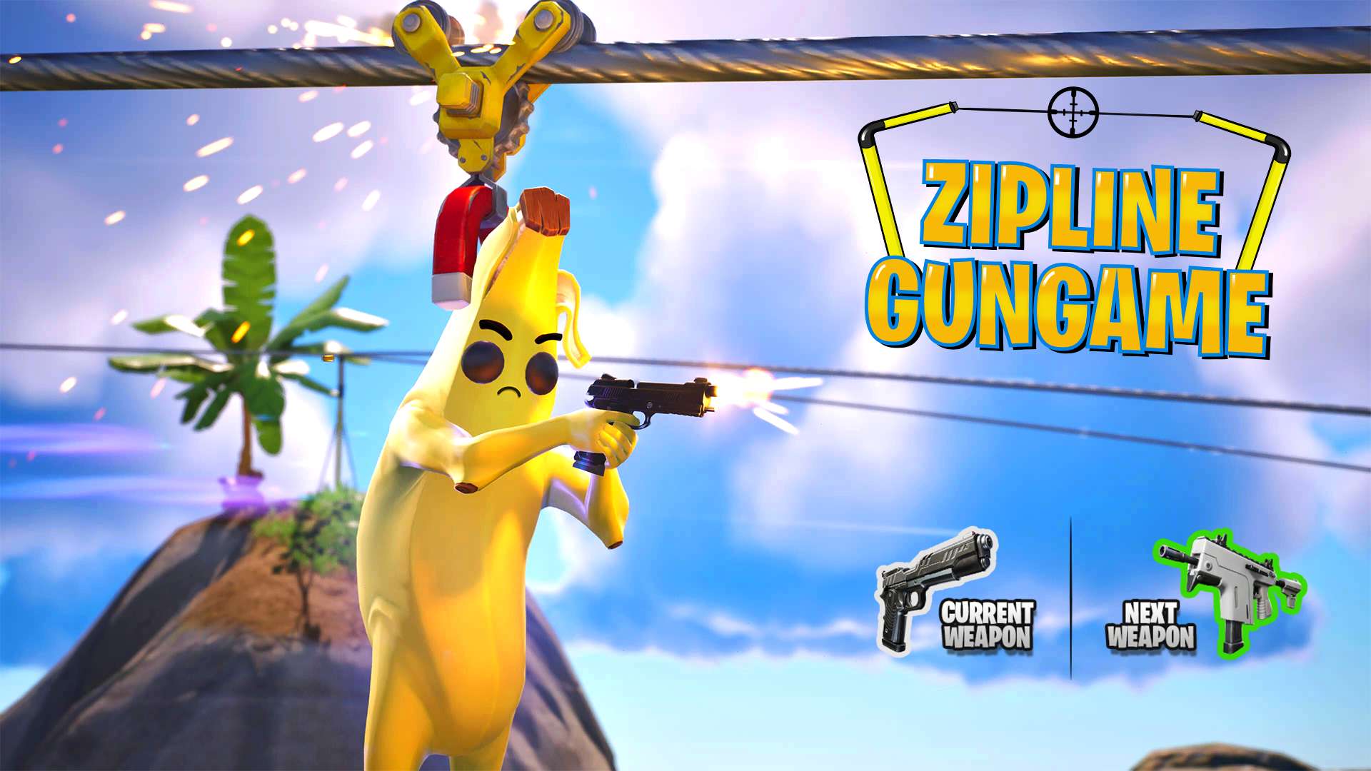 Zipline Gun Game