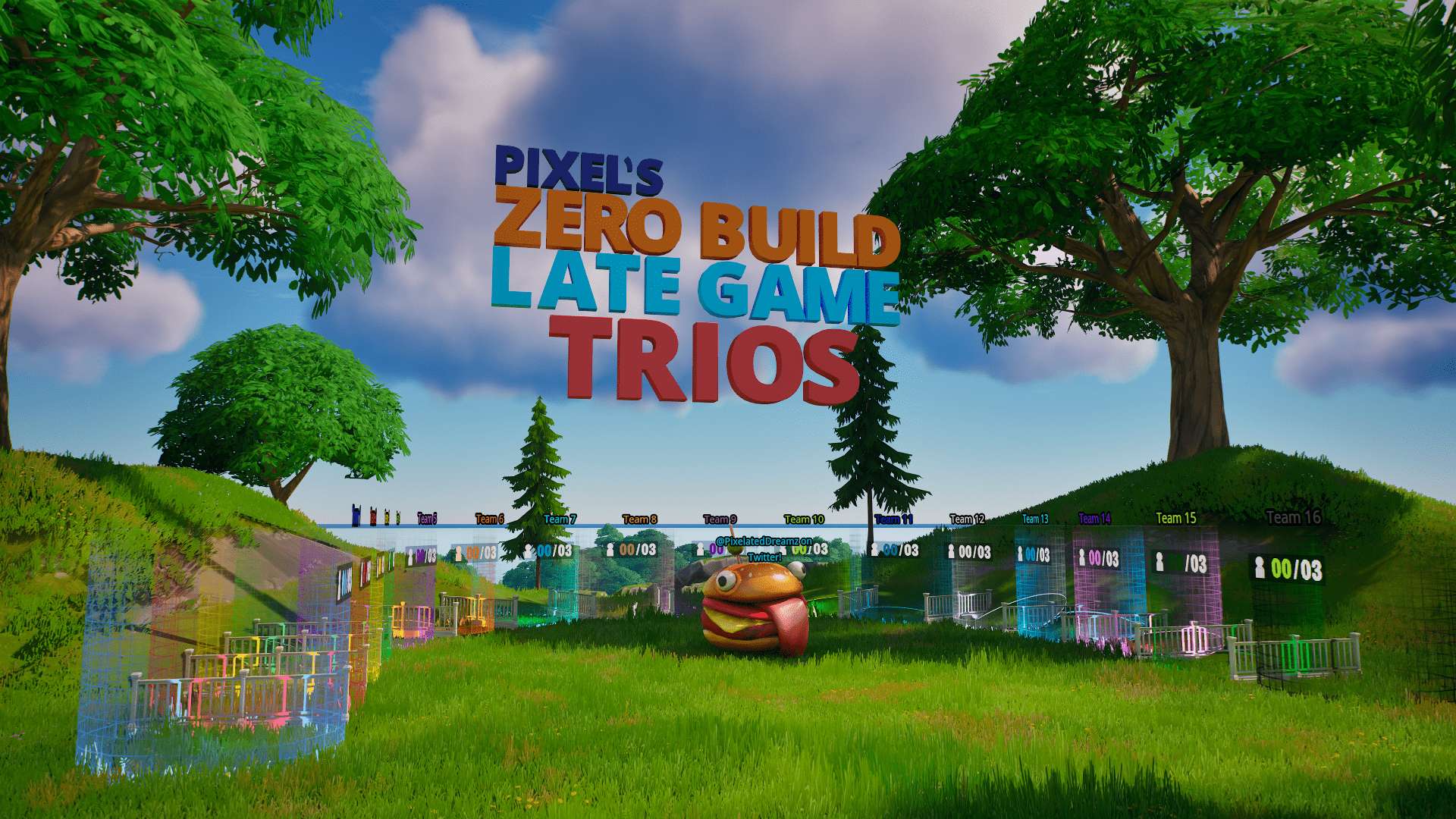 Pixel's Zero Build Late Game Trios