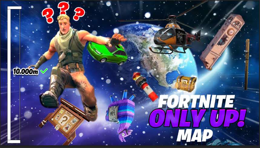 OnlyUp 🥳 For Noobs! - Fortnite Creative Map Code - Dropnite