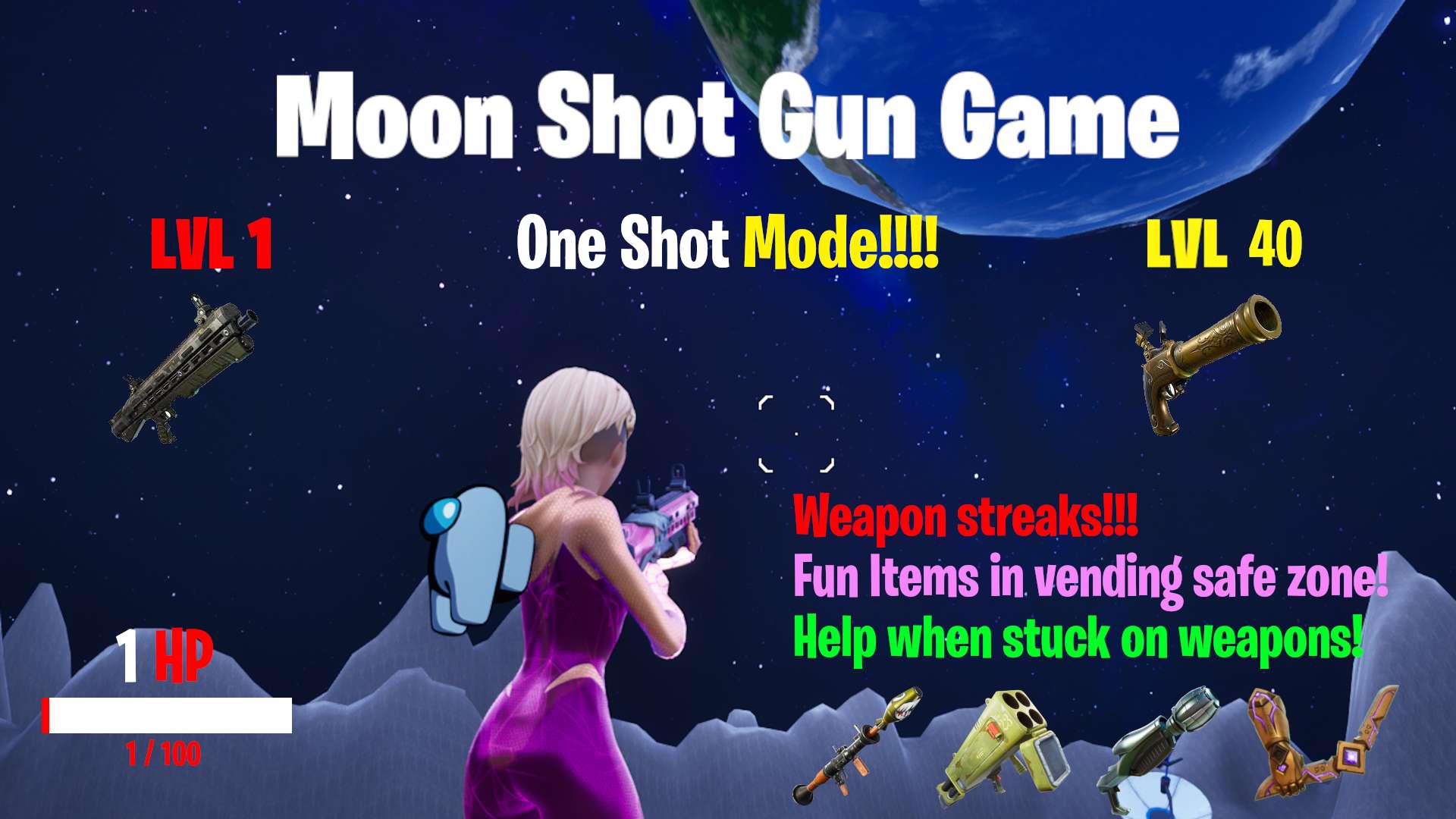 Moon Shot Gun Game