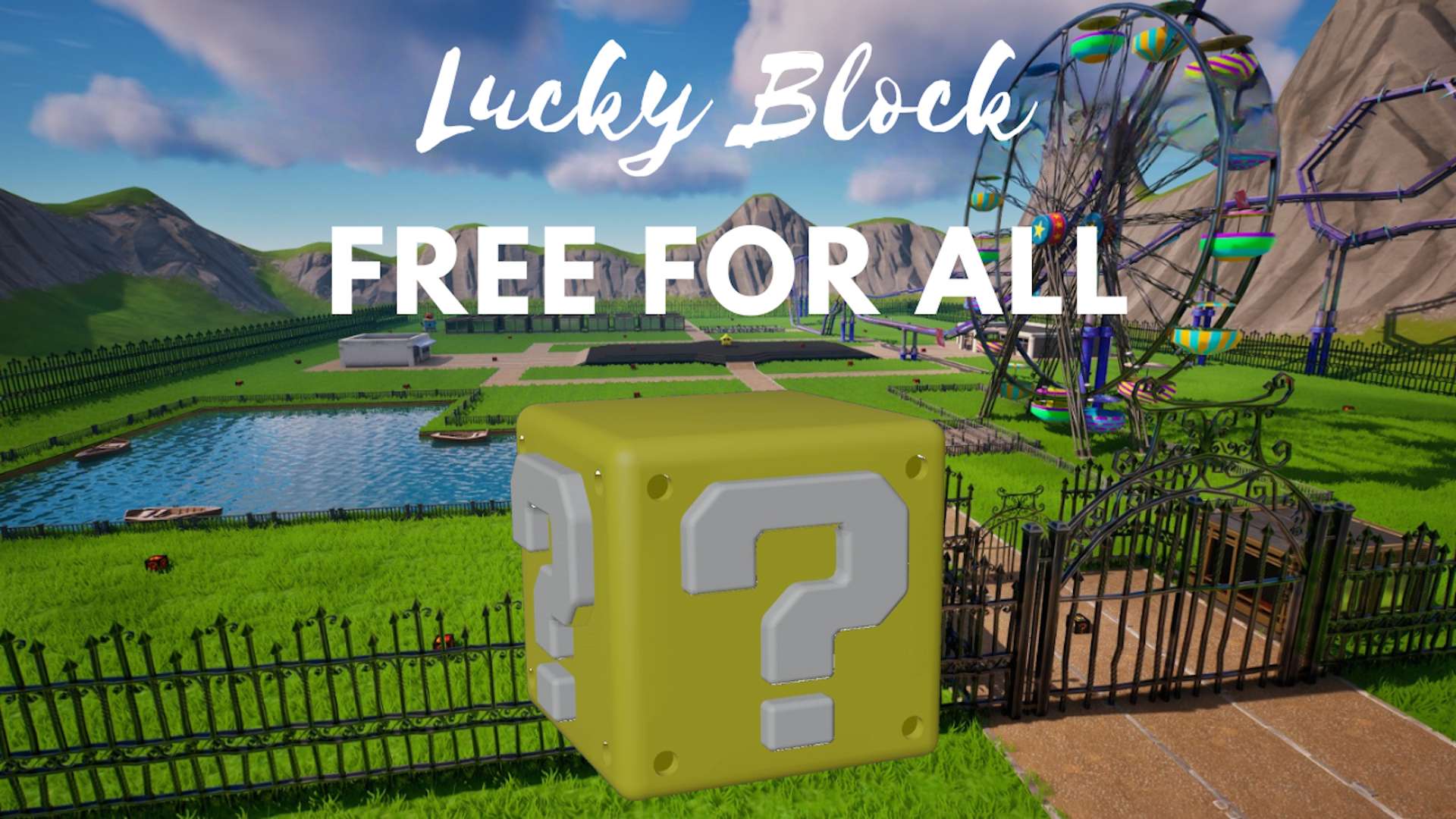 Lucky Blocks-FFA 2454-2253-6094 by fav - Fortnite Creative Map Code 