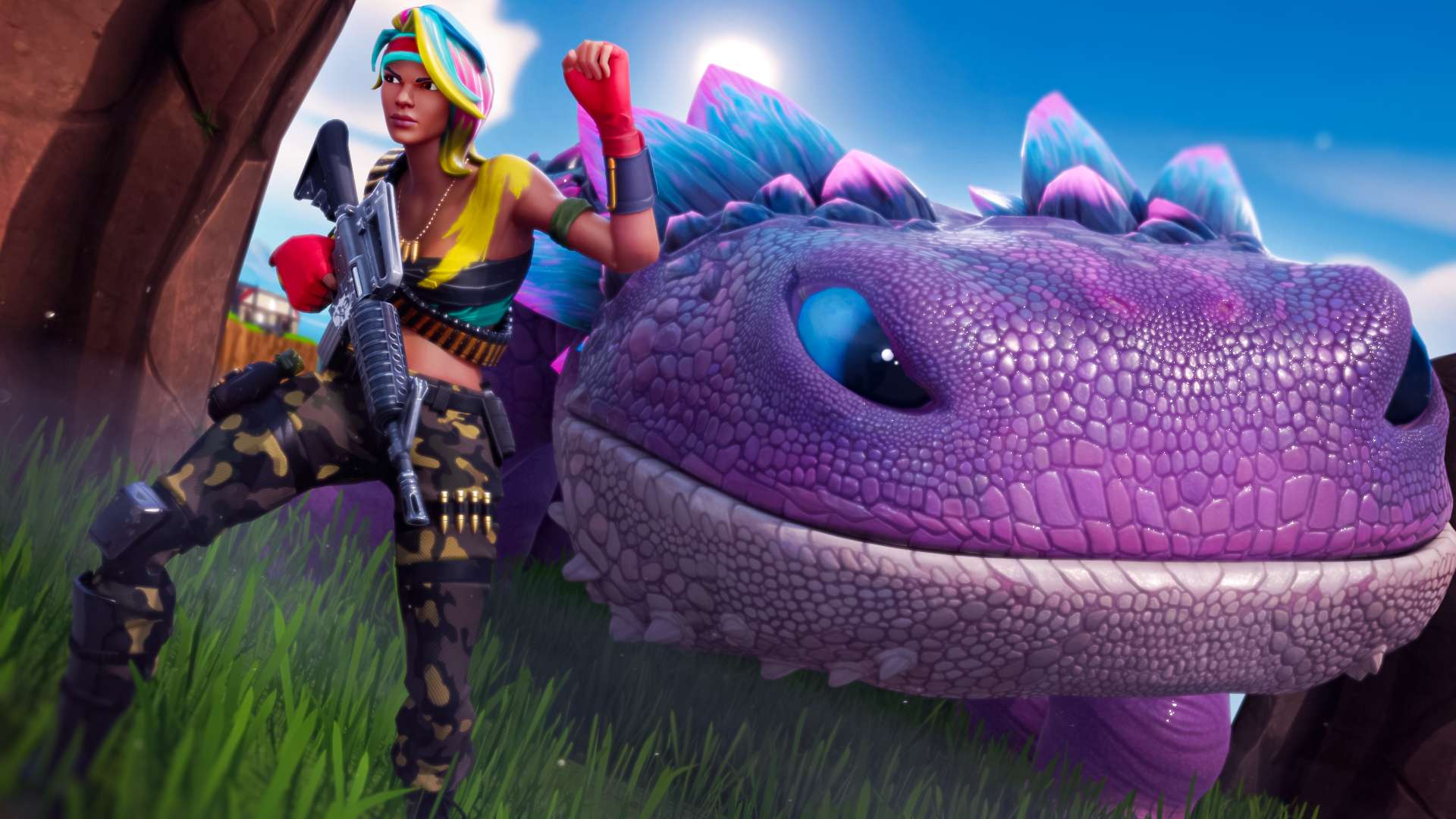 FORTNITE 🦖 DINO RUN! 🦖ESCAPED! 