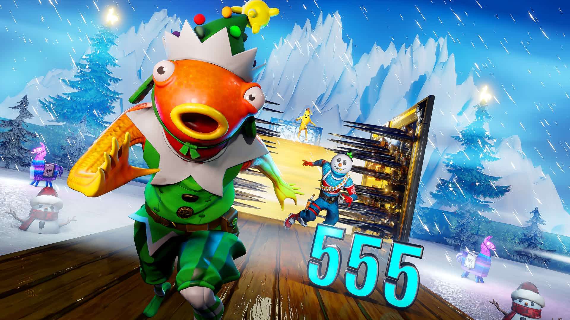 555 Level Xmas Deathrun🎁 - Fortnite Creative Map Code - Dropnite