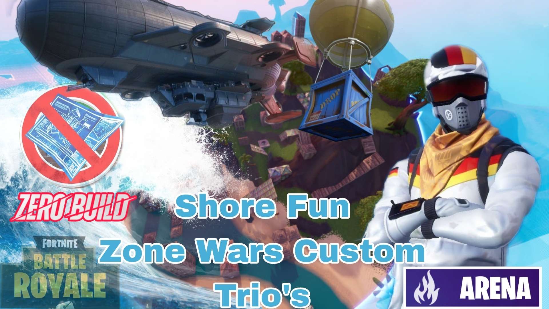 Shore Fun ZoneWars Custom Trio ZeroBuild