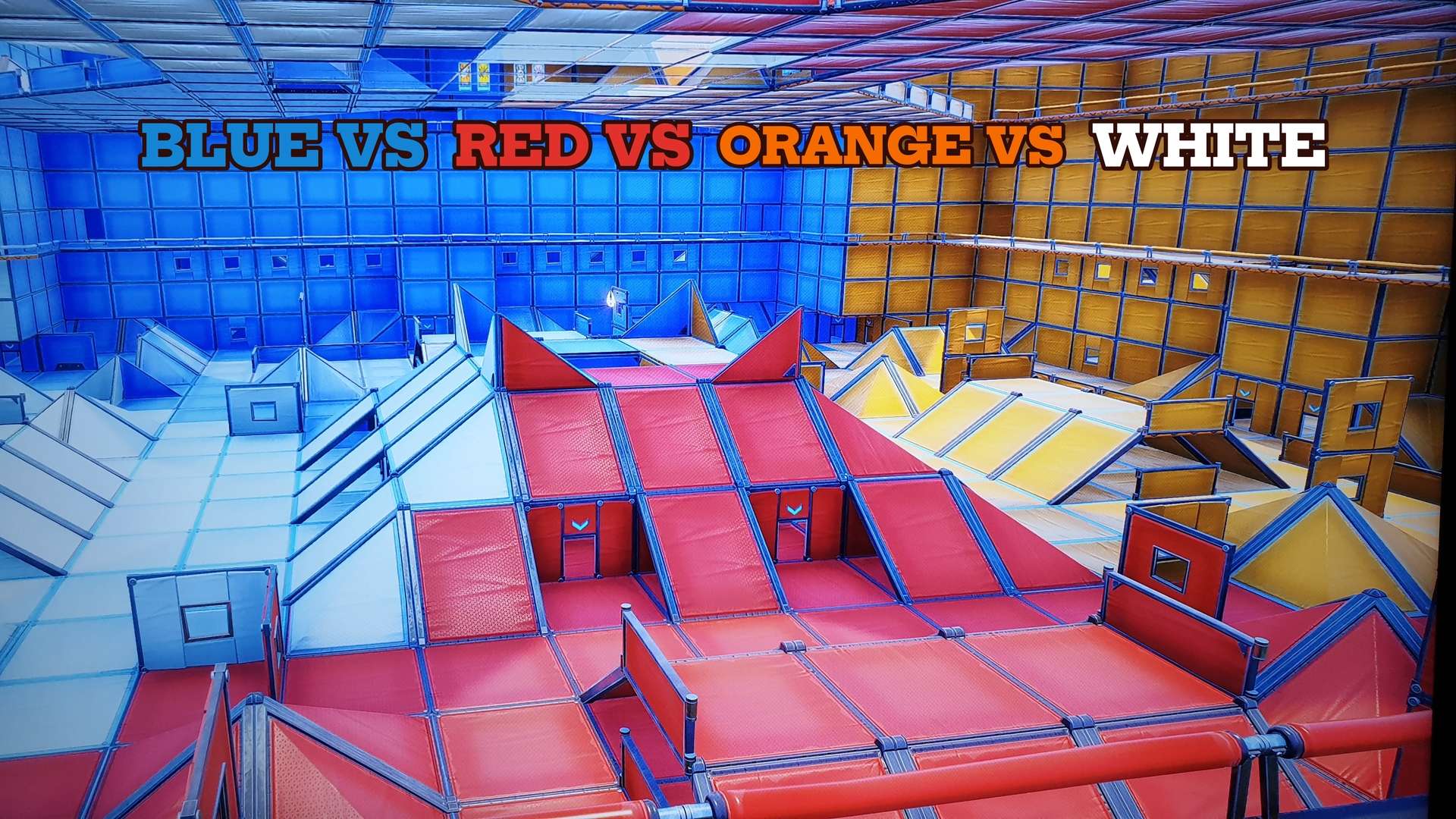 Red vs Blue vs Orange vs White